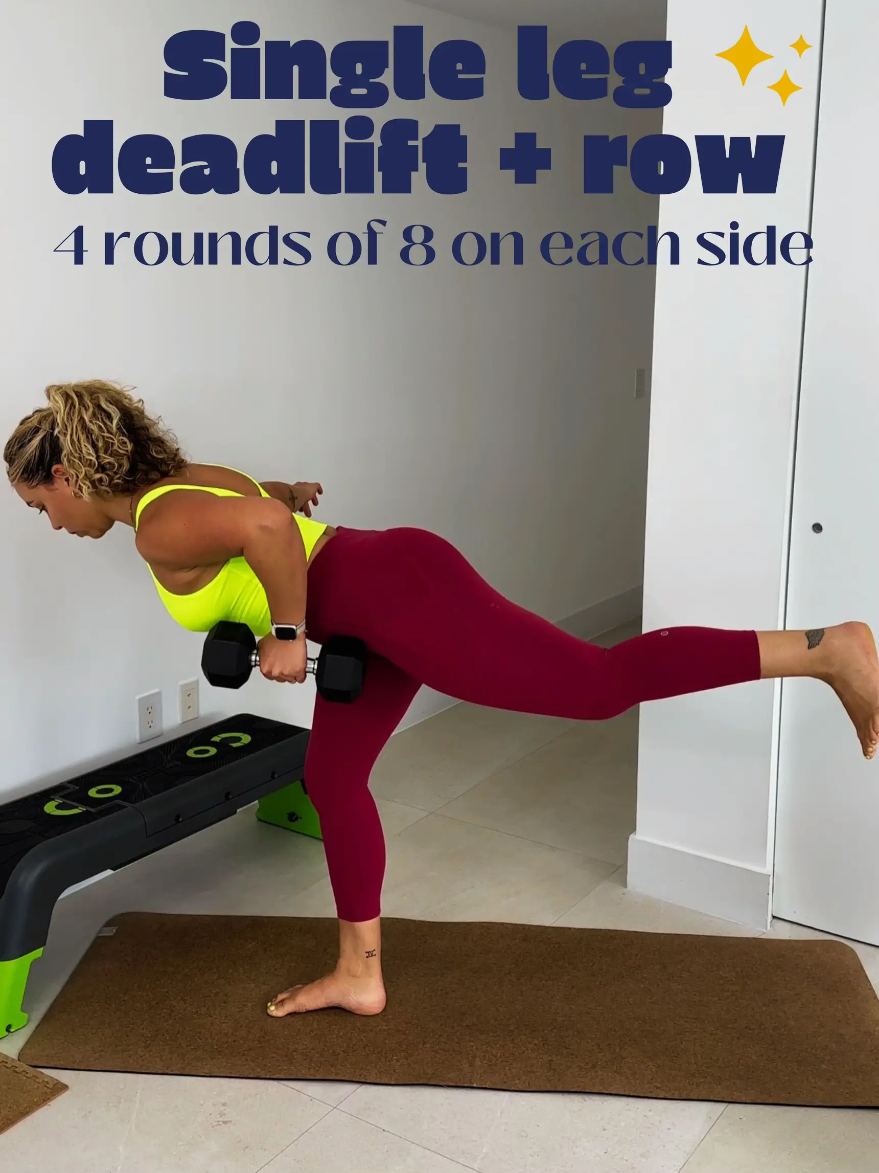 SAVE this FULL BODY workout that's quick, targets your ARMS and LEGS and  it's easy to do at home! Do 3 rounds of 10 reps each (each