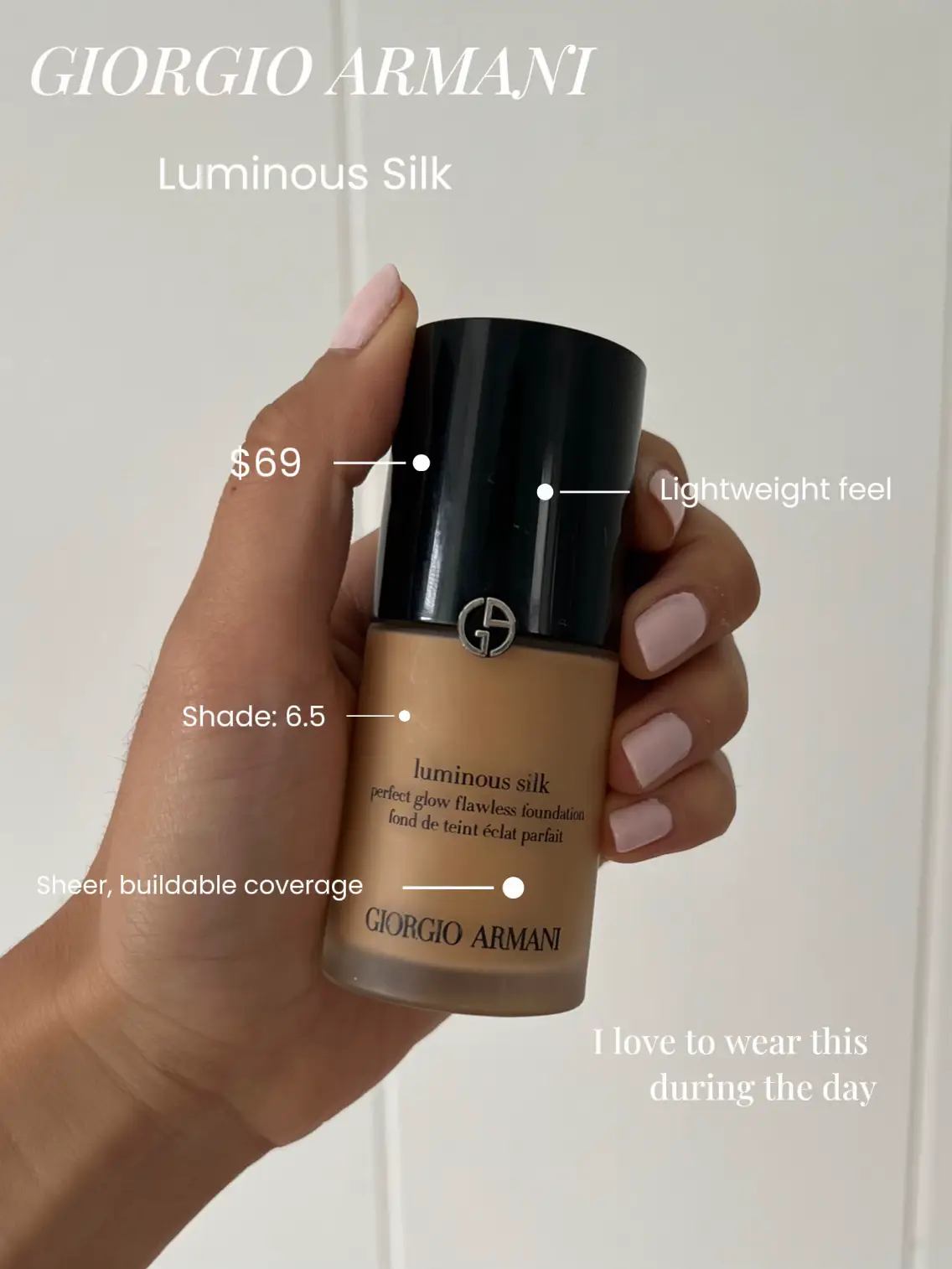 giorgio armani luminous silk foundation 10 day trial