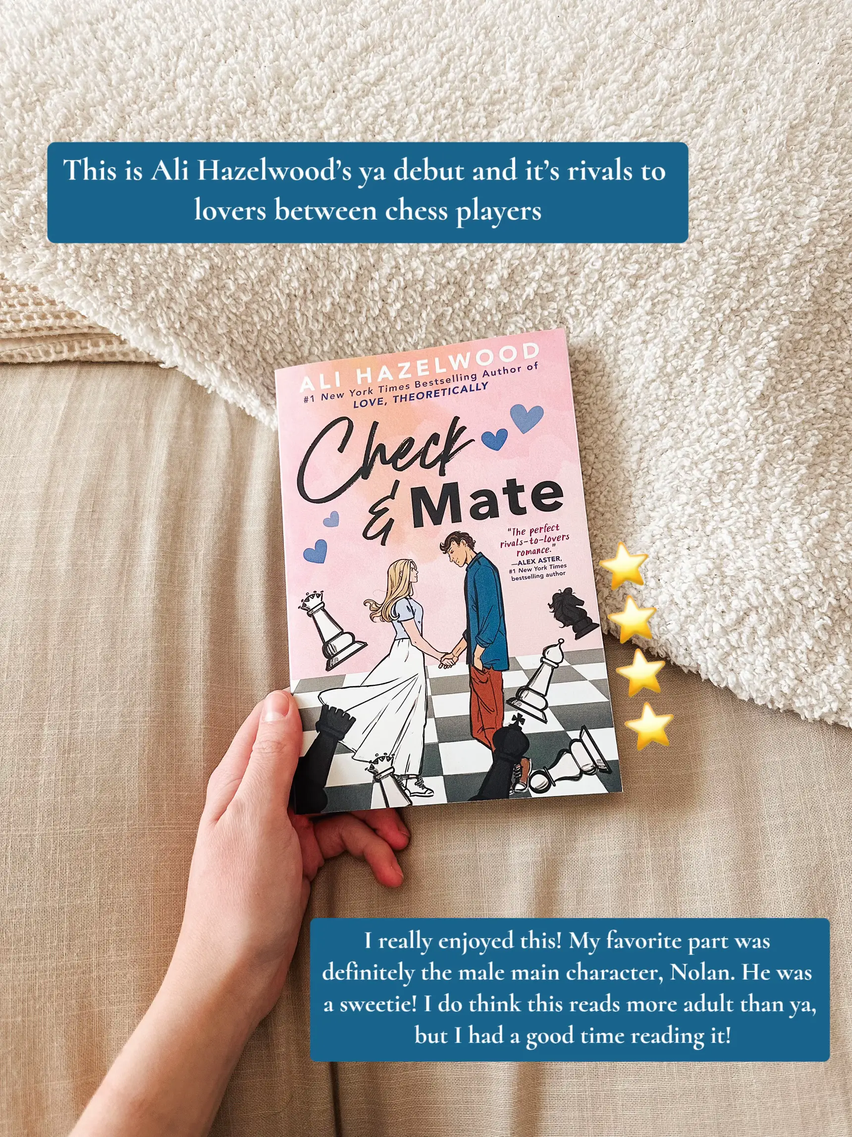 Check & Mate Review: Ali Hazelwoods Delightful YA Debut