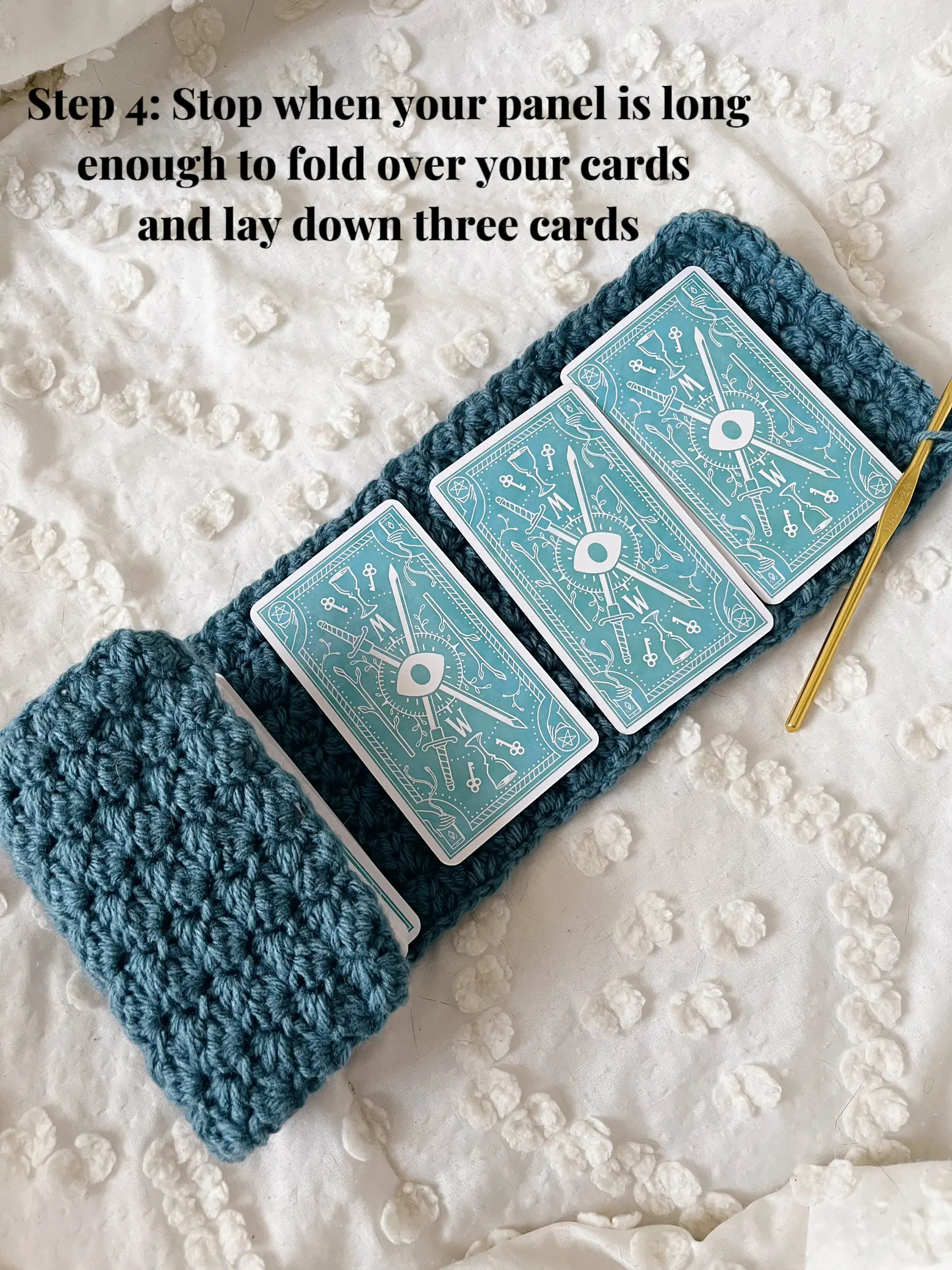 Crochet cheap tarot bag