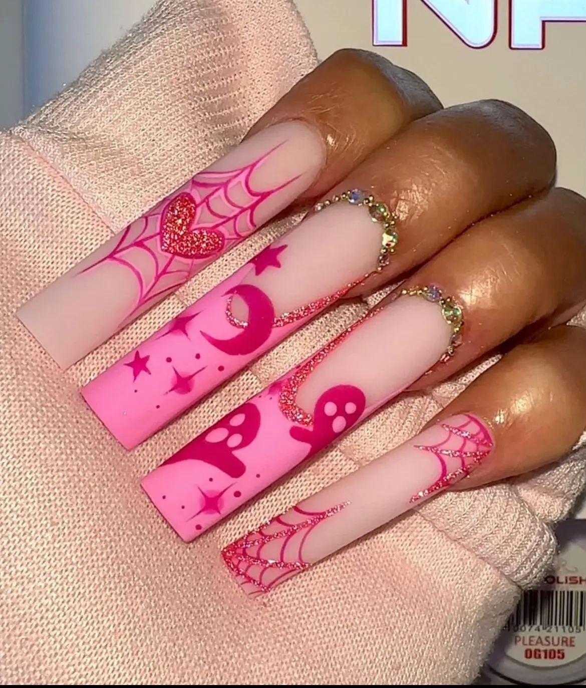 Nail Inspo: Pink & Purple Airbrush Nails, Gallery posted by Crystal Lauren