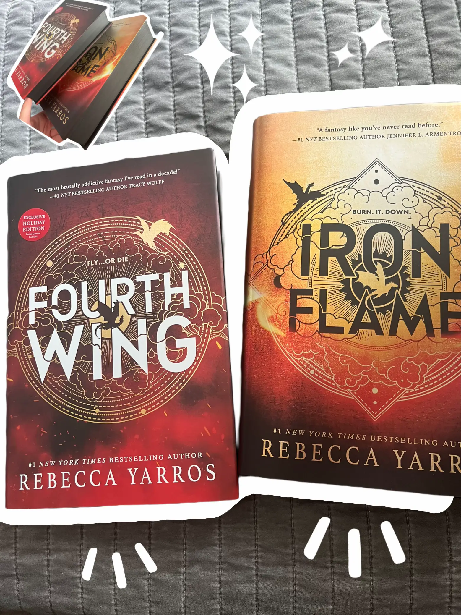 Fourth Wing & Iron Flame SPECIAL EDITIONS by Rebecca Yarros