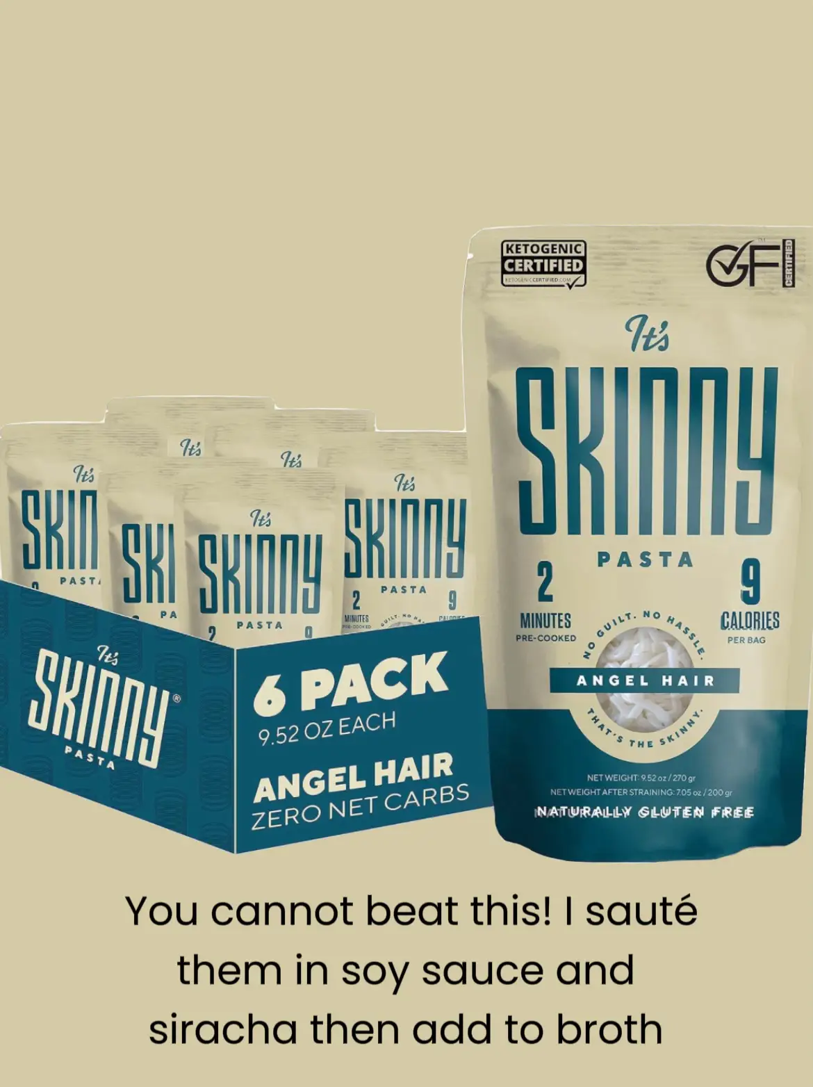 It's Skinny Pasta, Angel Hair - 9.52 oz