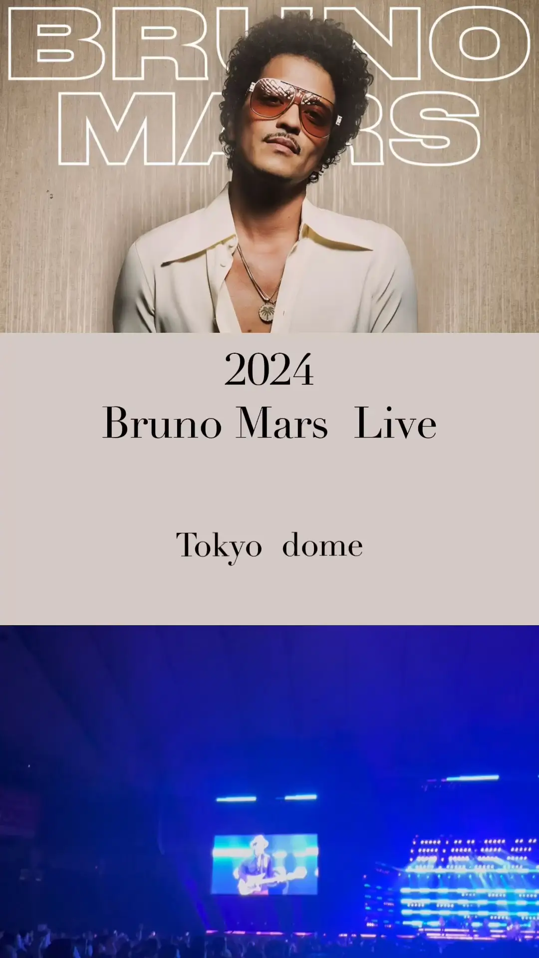 Bruno 掛け Mars ブルーノマーズ SS席2枚連番