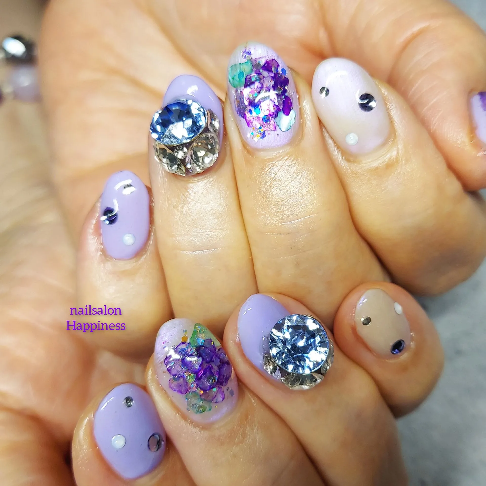 紫陽花…ネイルチップ…♪        