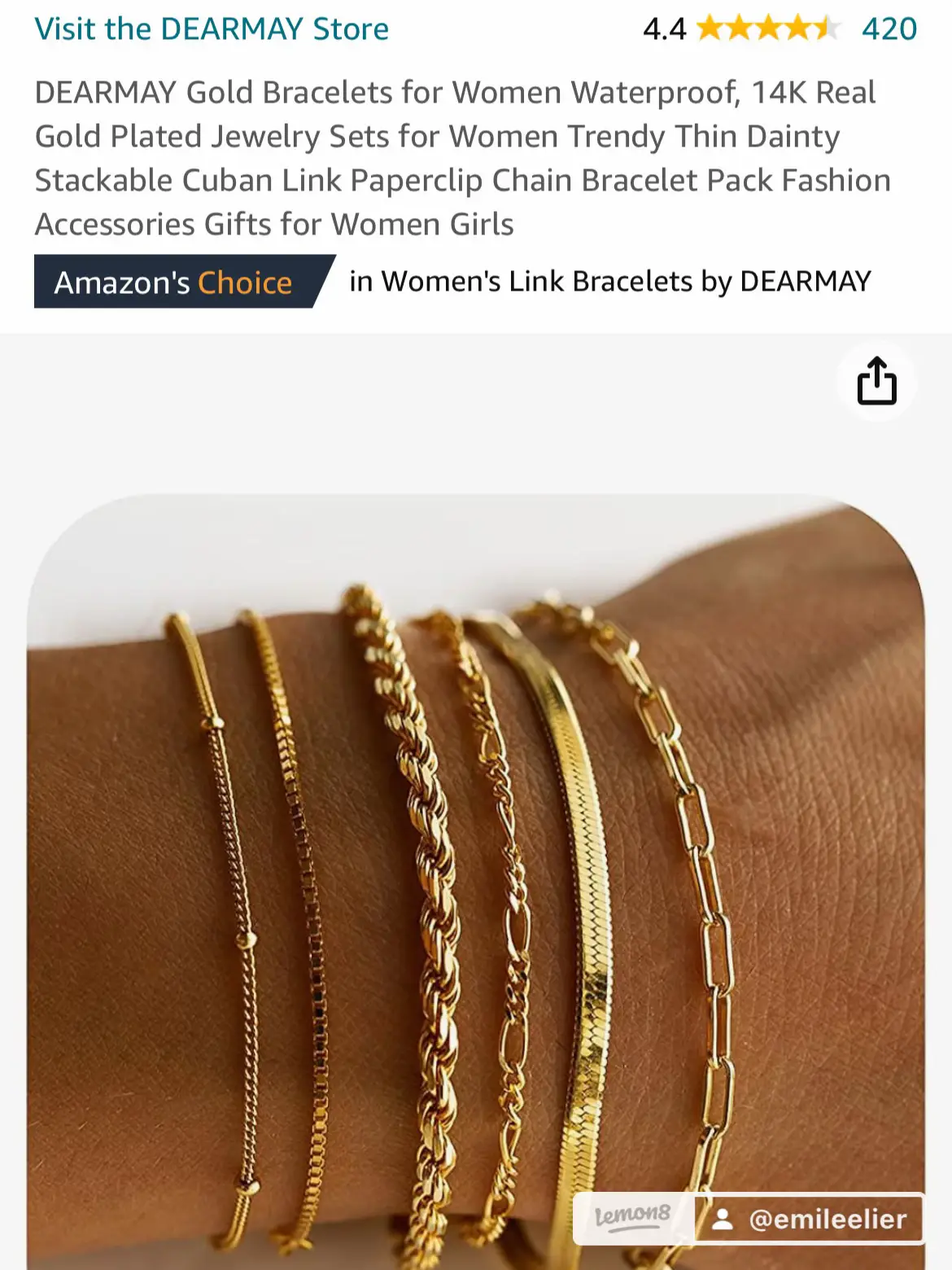  Turandoss Gold Bracelets for Women, 14K Filled Layering Oval  Chain Bracelet Cute Layered Beads Women Jewelry(Oval & Chain): Clothing,  Shoes & Jewelry
