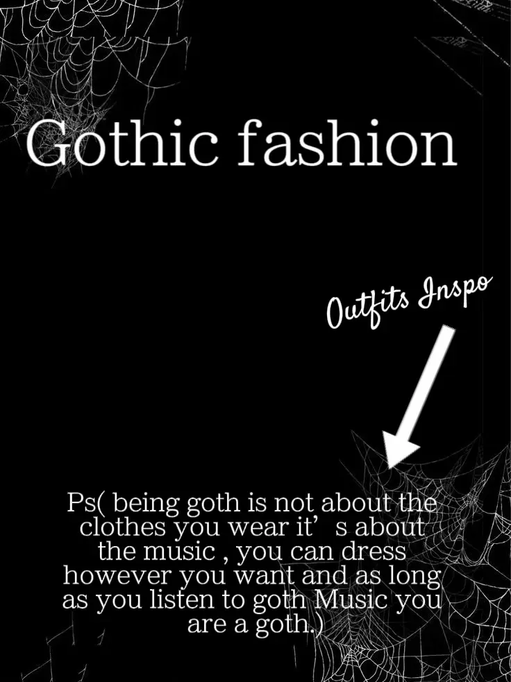 Traditional Goth Outfits
