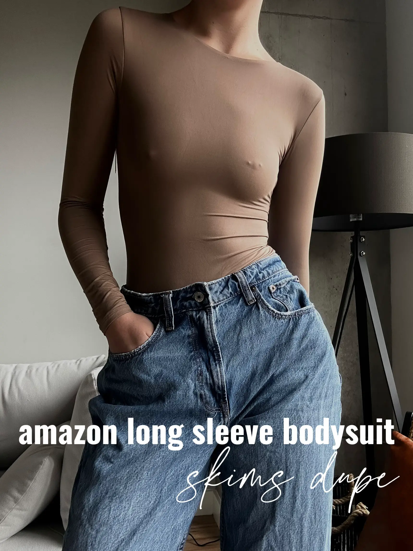 NaKxD Long sleeve Shapewear Bodysuit -Tummy Control Bodysuit
