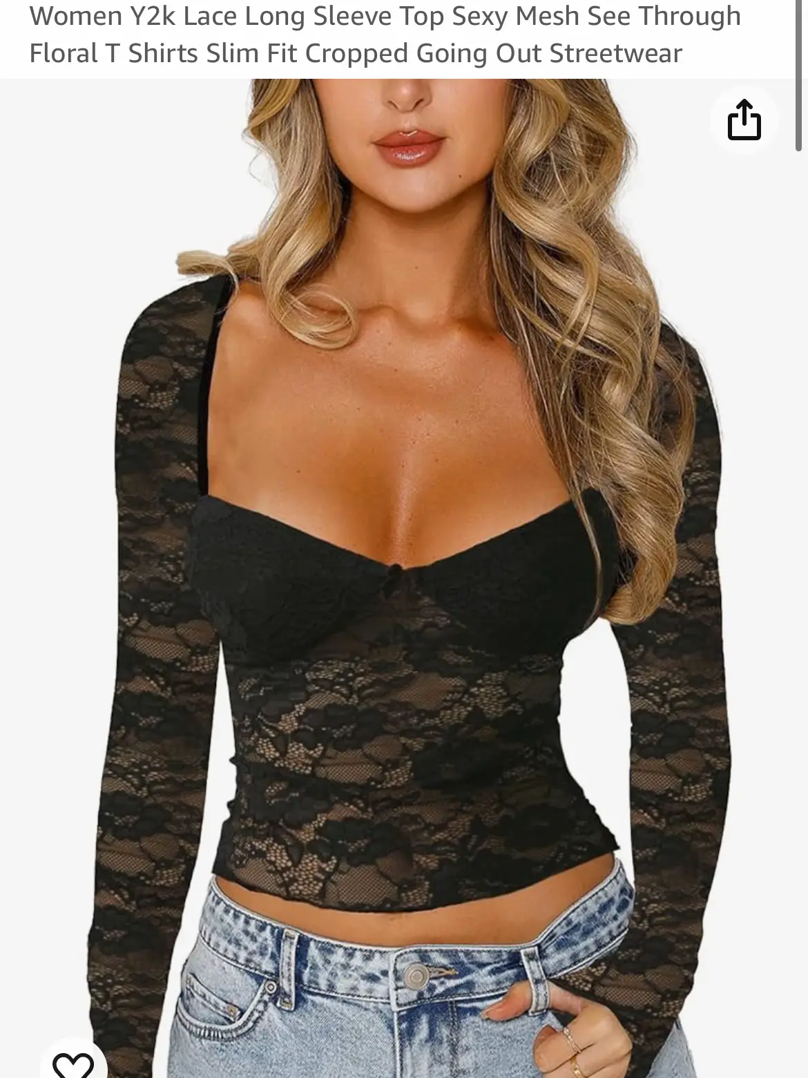 Remidoo Women's Sexy Sheer Mesh Button Down Long Sleeve Crop Top Blouse  Shirt Black X-Small at  Women's Clothing store