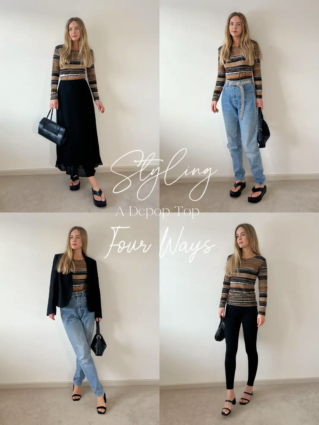 Styling A Depop Top 4 Ways, Gallery posted by Keepitcapsule