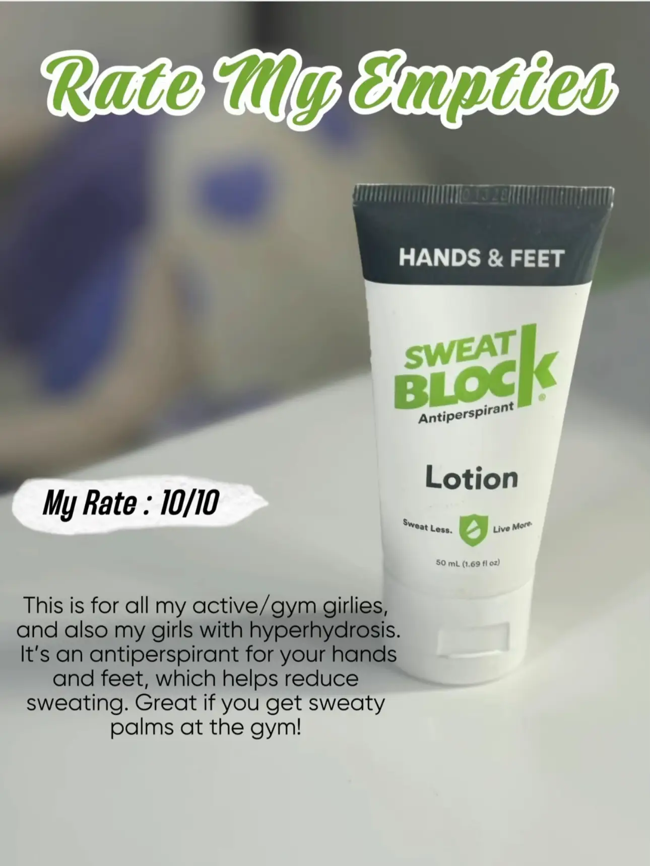 Quick-Dry Antiperspirant For Feet - SweatBlock
