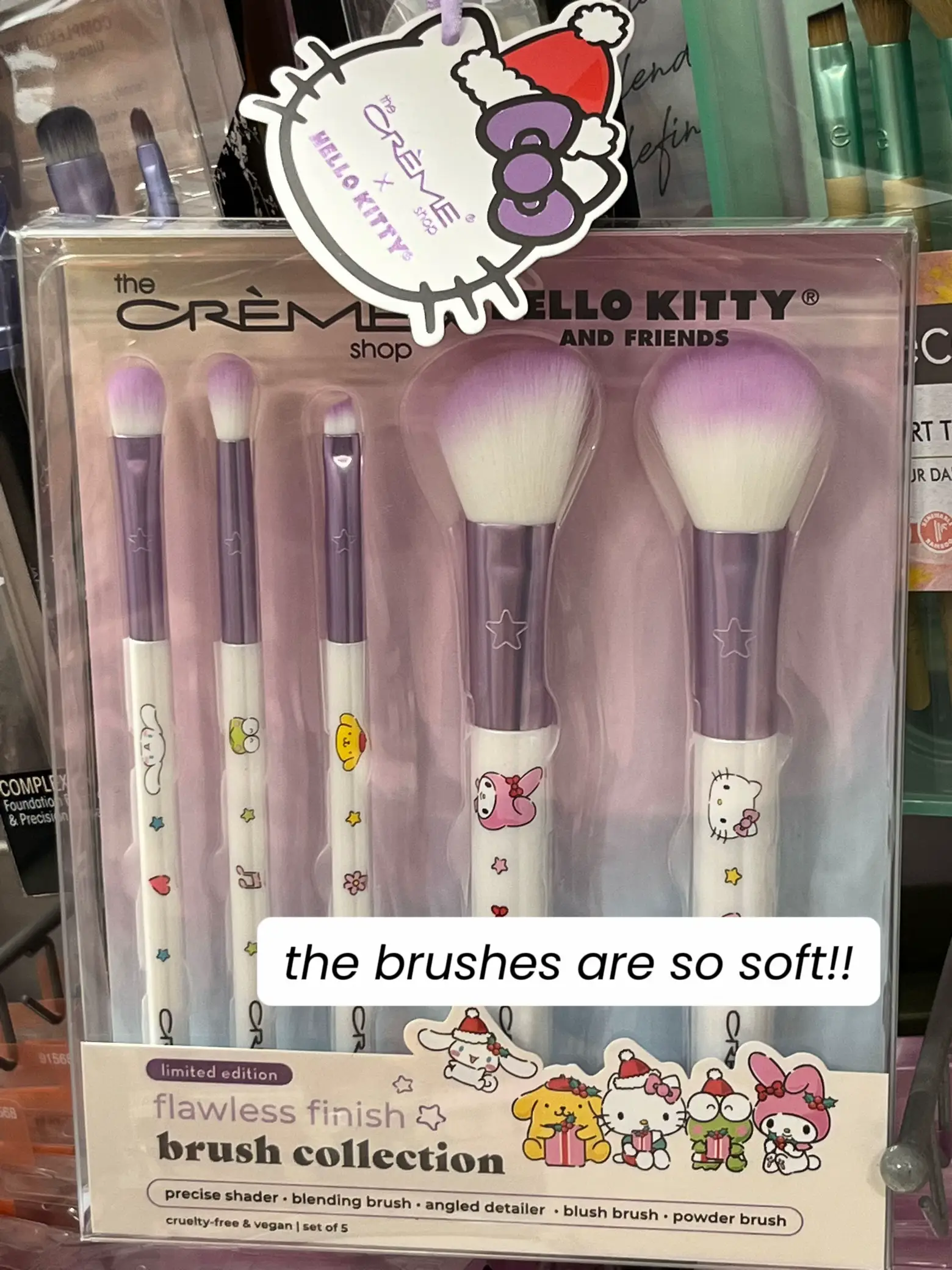 Hello Kitty & Friends Flawless Finish Brush Collection (Set of 5)