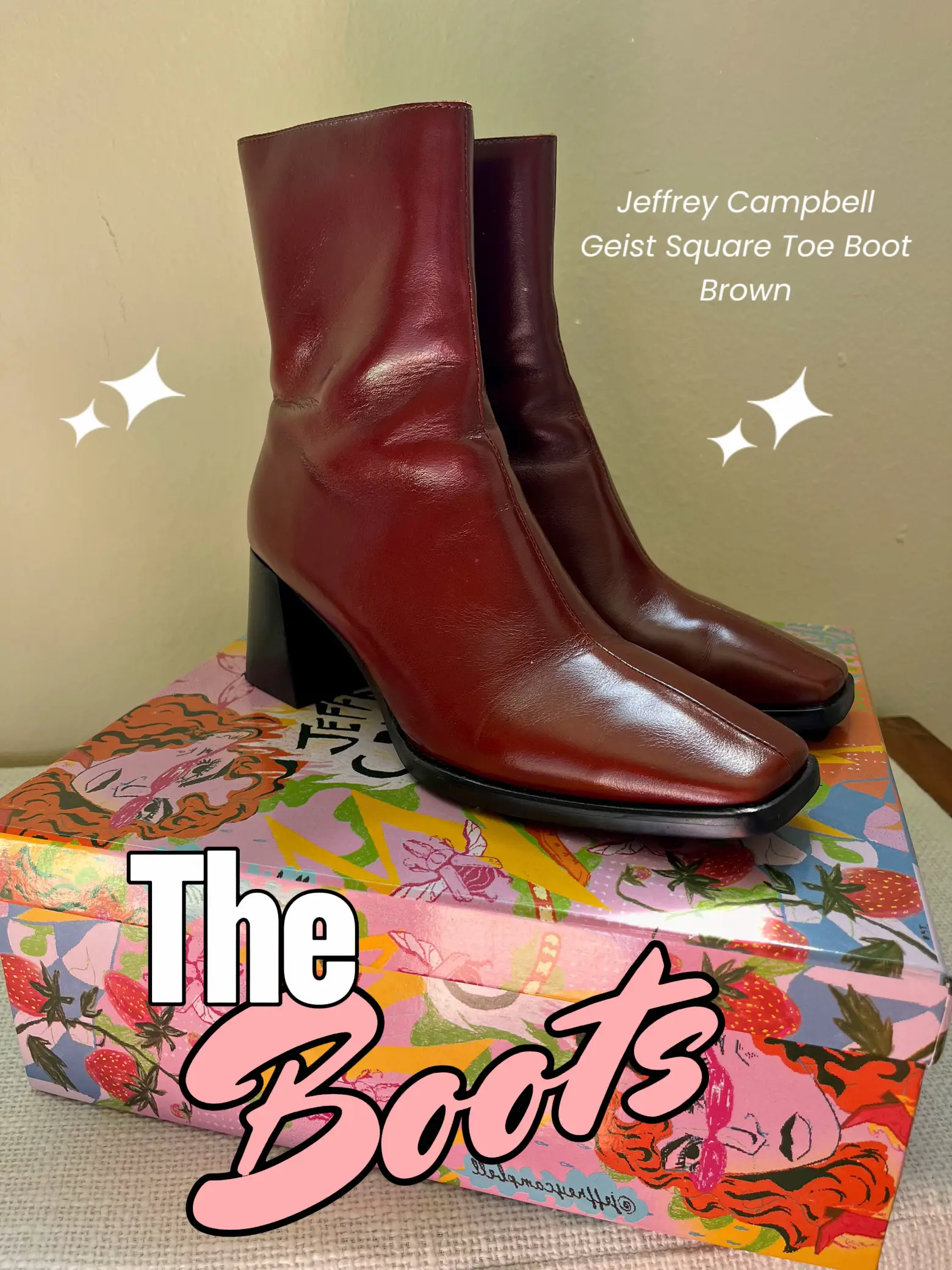 Jeffrey campbell square sales toe boots