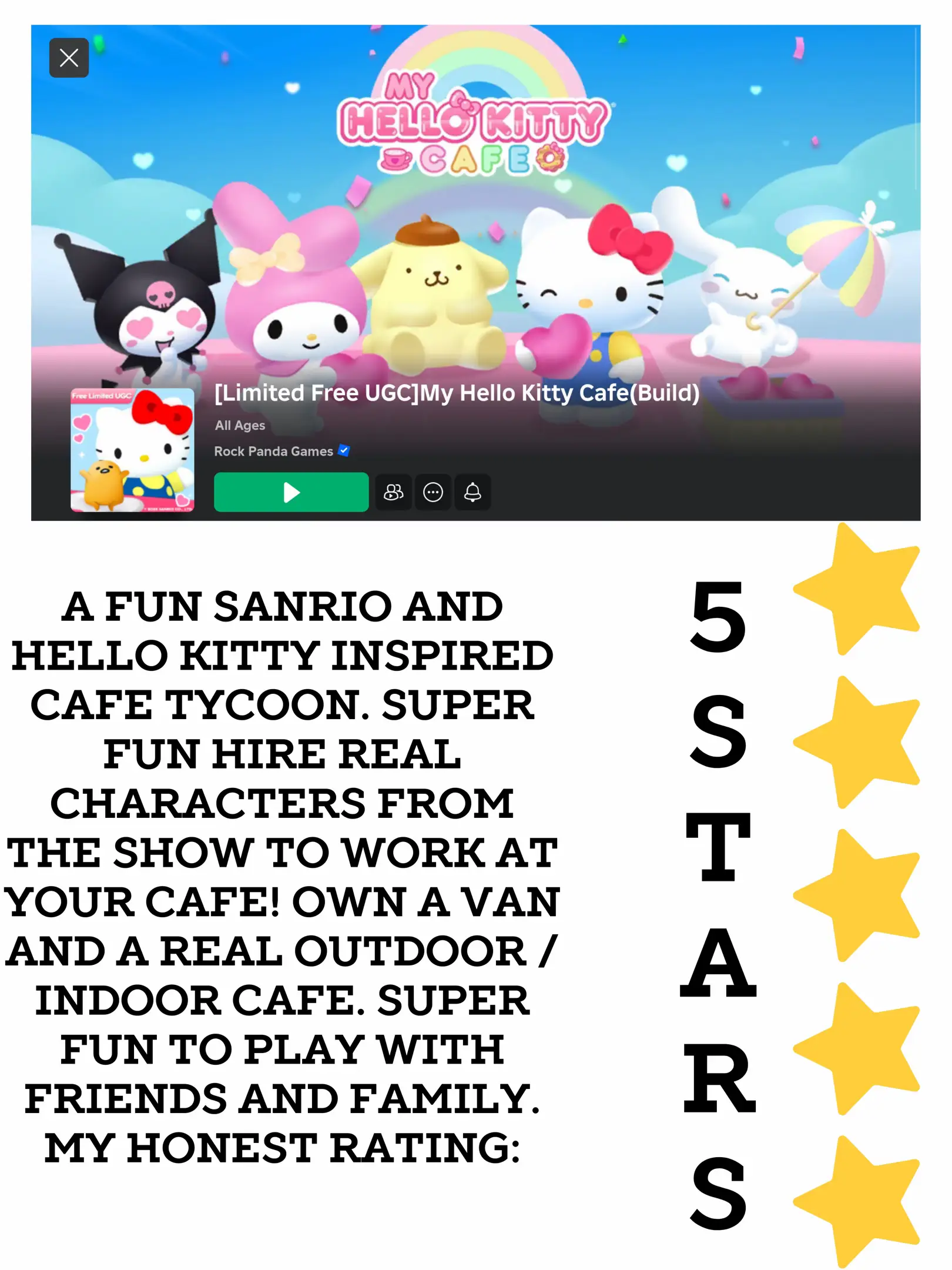 My Hello Kitty Cafe Roblox - Lemon8 Search