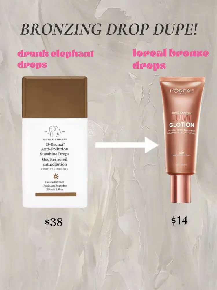 Drunk Elephant Bronzi drops dupe?! Let's compare it with Fenty Beauty