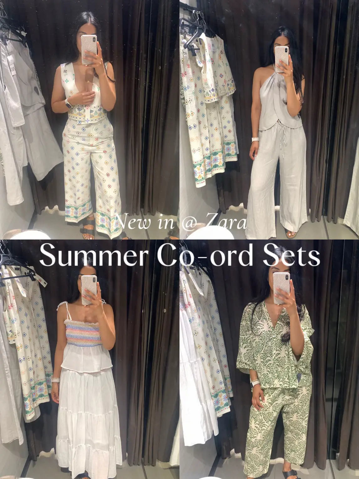 Summer Co-ord Sets, new in @ Zara