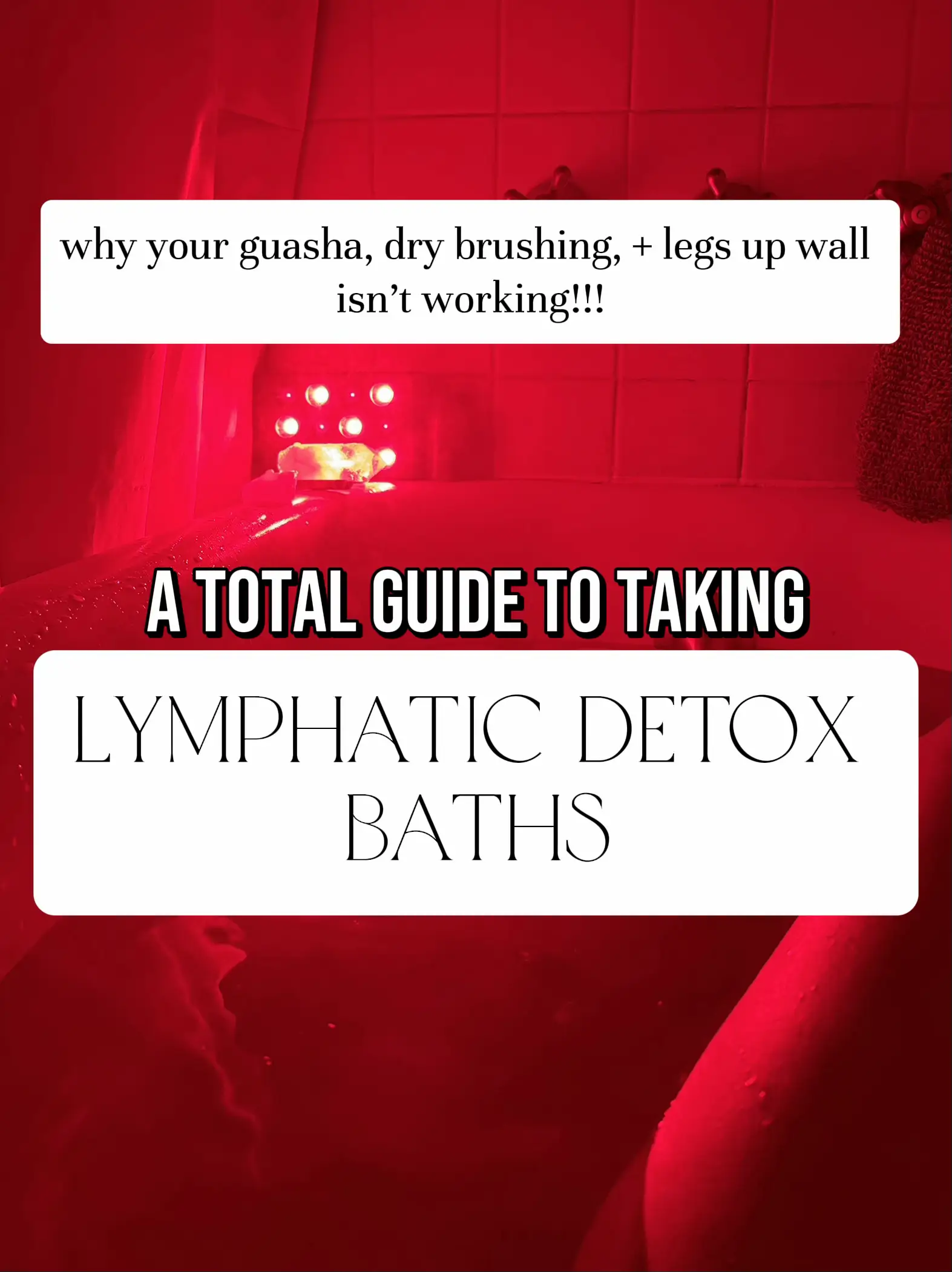 lymphatic drainage detox baths Gallery posted by Valerie Lemon8