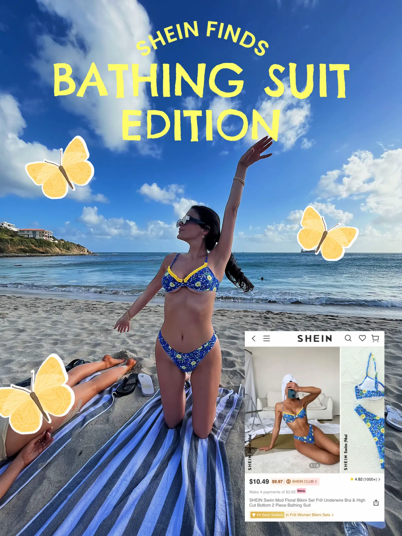Textured Bikini Set Chain Linked Halter Micro Triangle Bra & Thong Bottom 2  Piece Bathing Suit