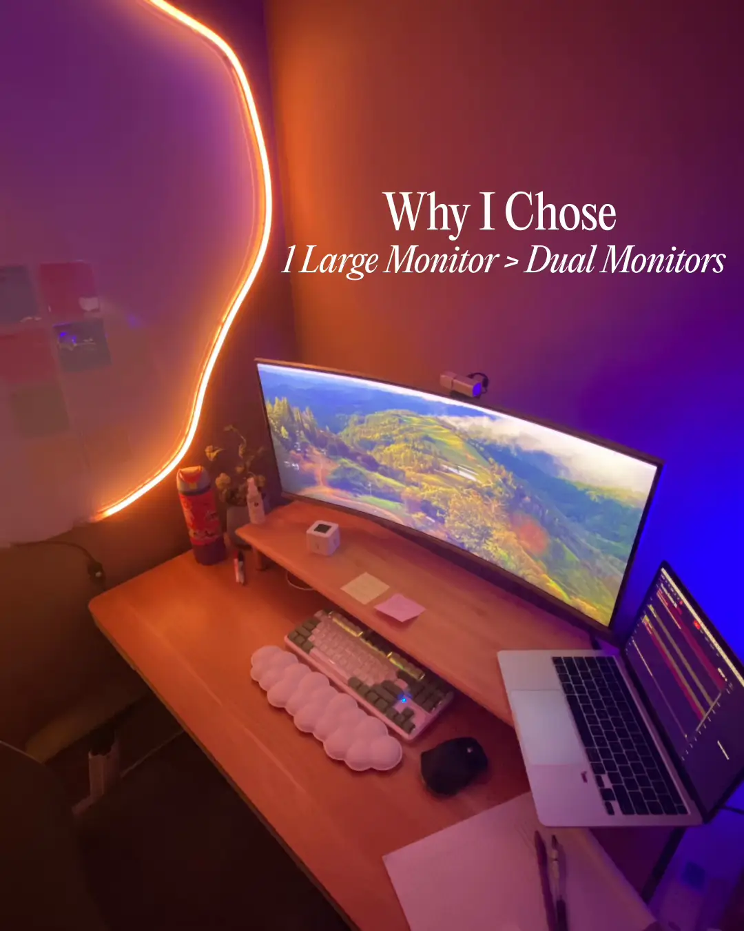 Why i chose one large monitor > dual monitors แกลเลอรีที่โพสต์โดย