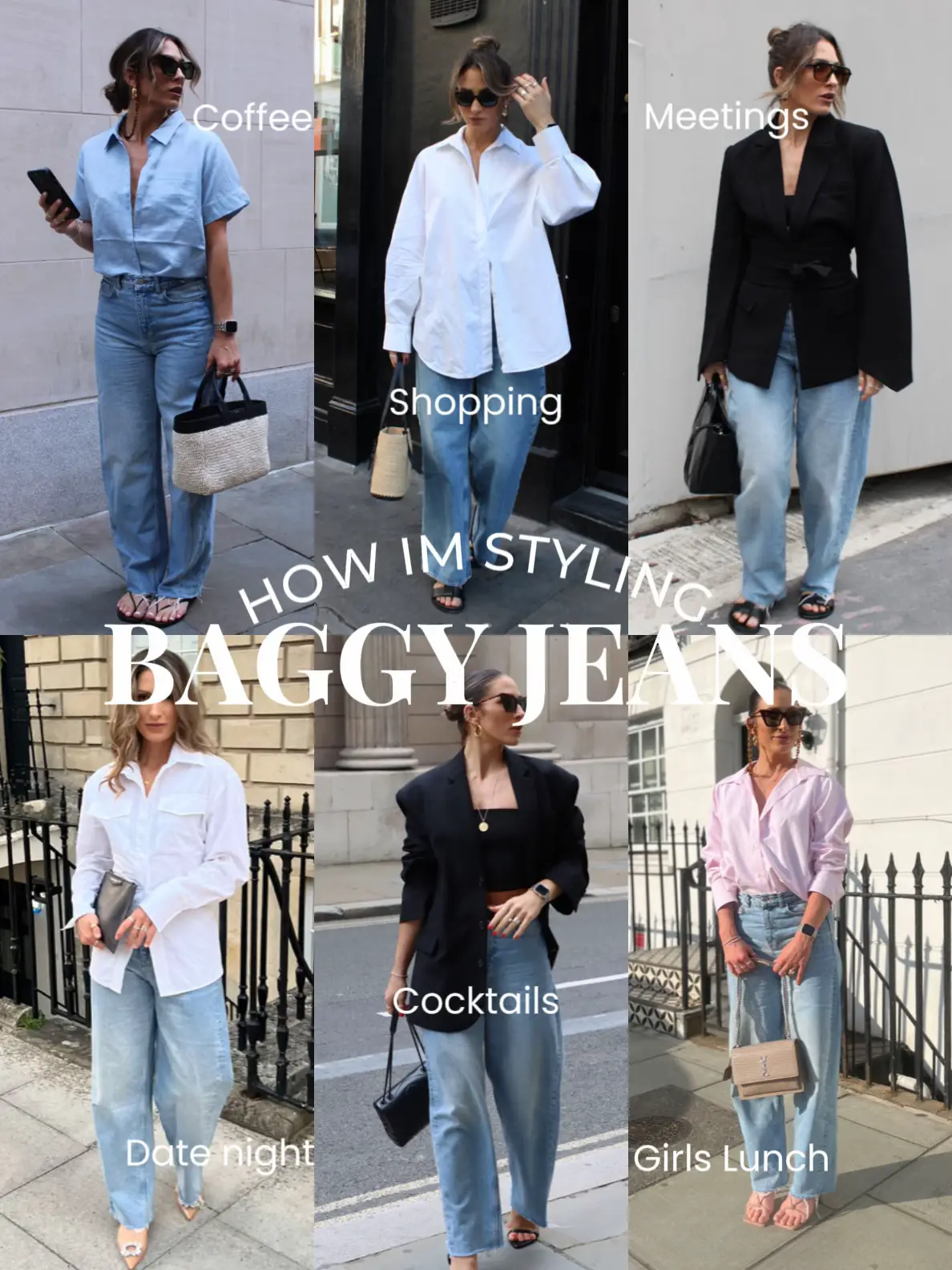 9 Baggy Jeans Outfit Ideas That Are Totally Wearable  Jeans outfit women,  Jeans and t shirt outfit, Jeans outfit casual