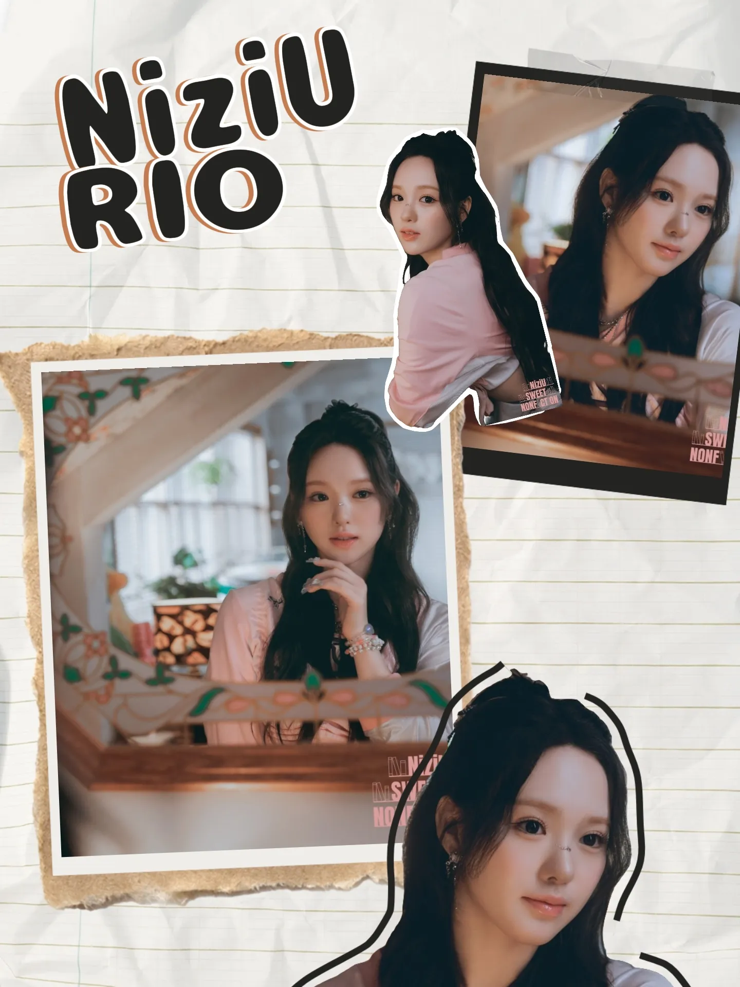 NiziU トレカ ラントレ ステッカー RIO リオ｜Yahoo!フリマ（旧