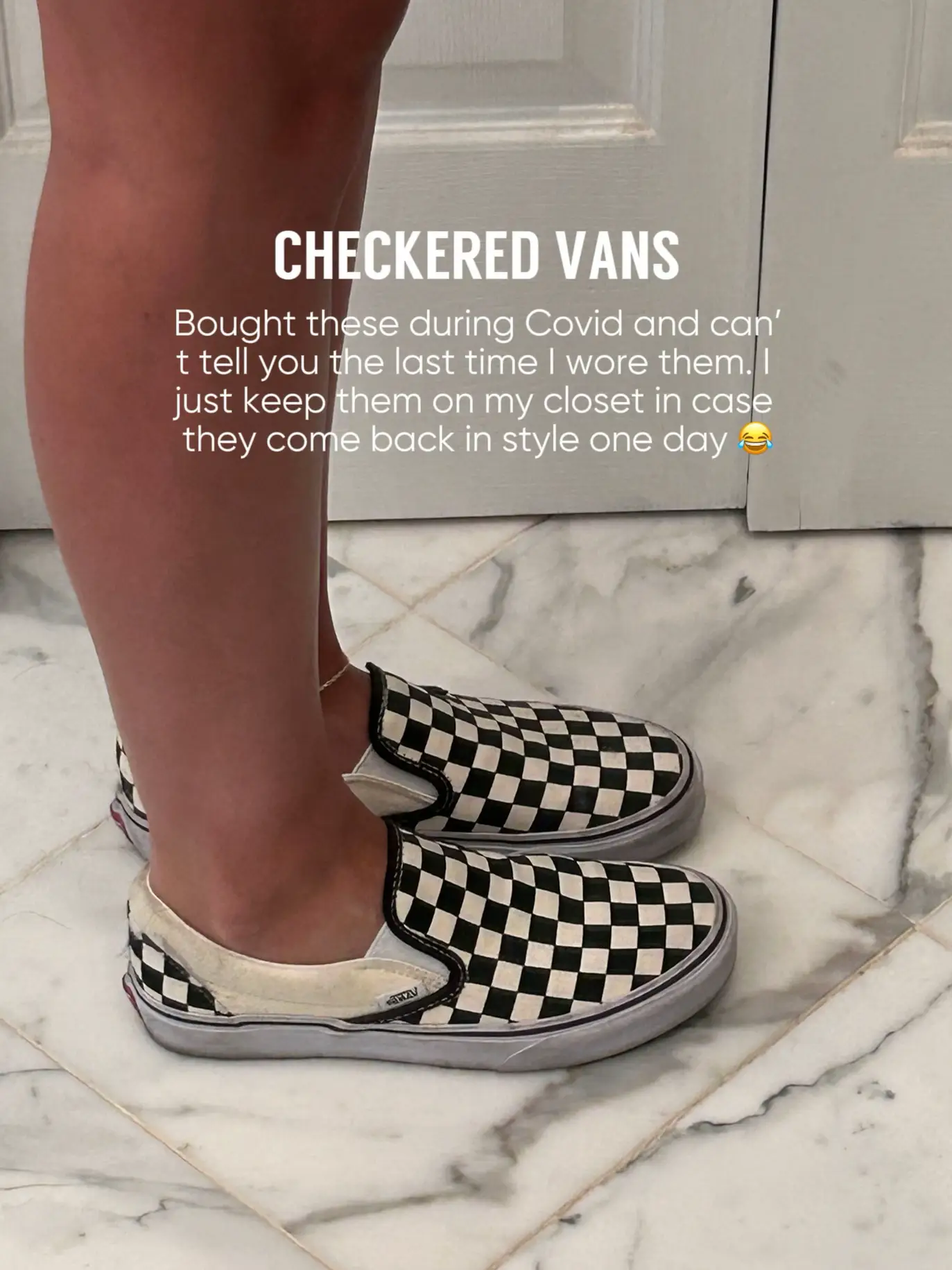 Men's outfits with hot sale checkered vans