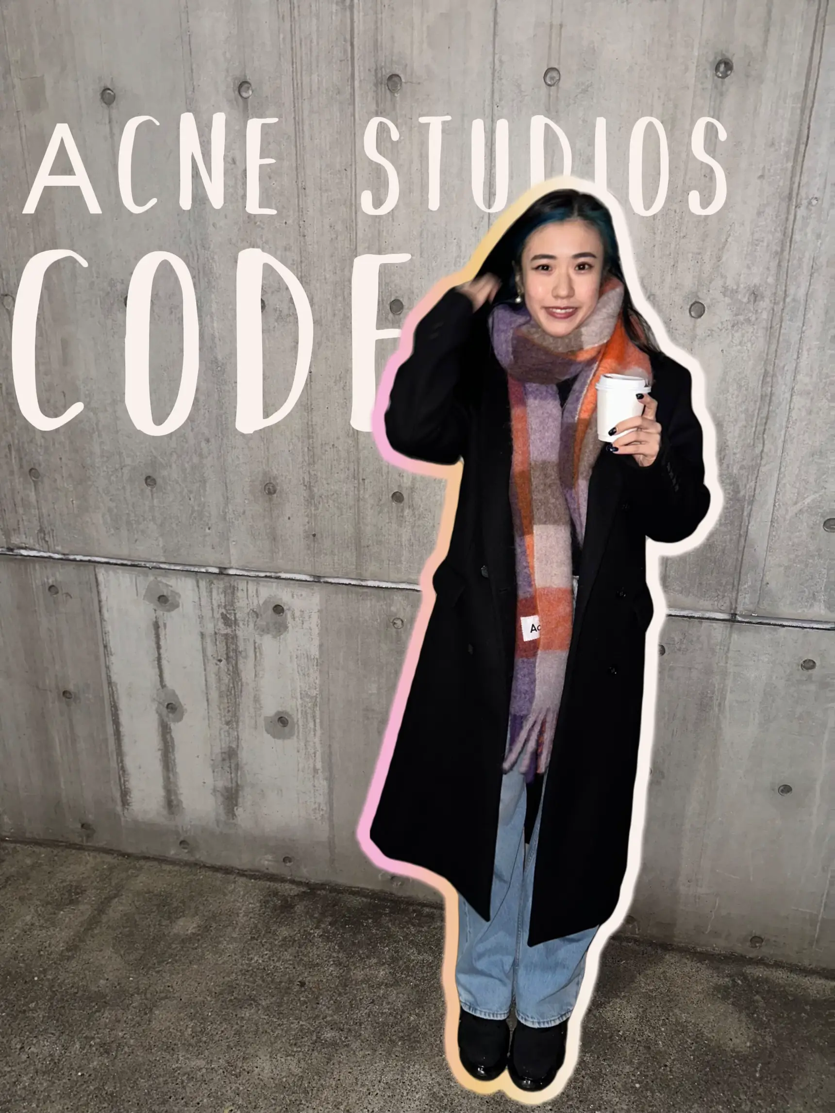 Acne studios マフラーコーデ🧣💟 | moeka__aoaoが投稿したフォトブック | Lemon8