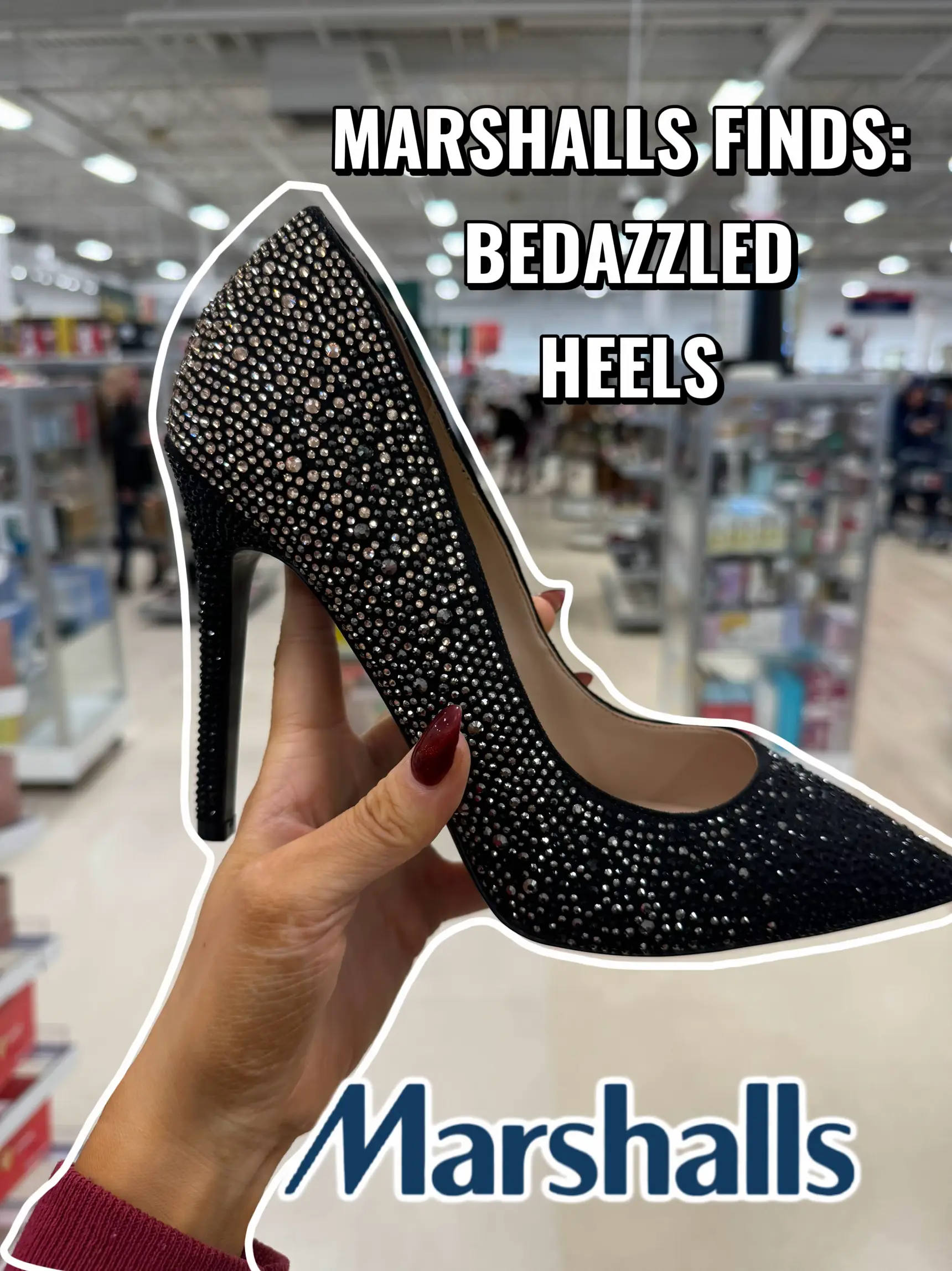 Aldo on sale rhinestone heels