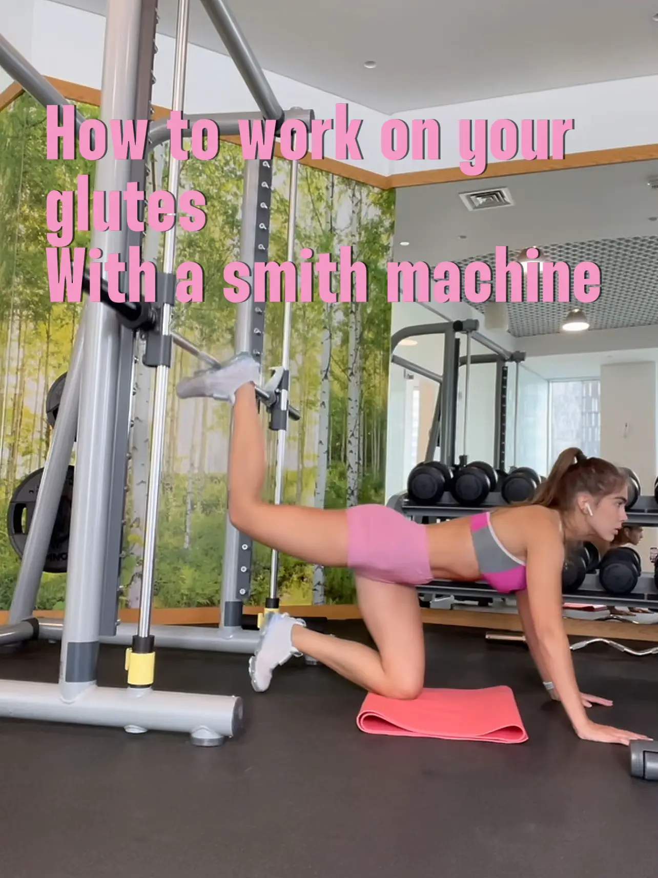 Smith machine glute online workouts