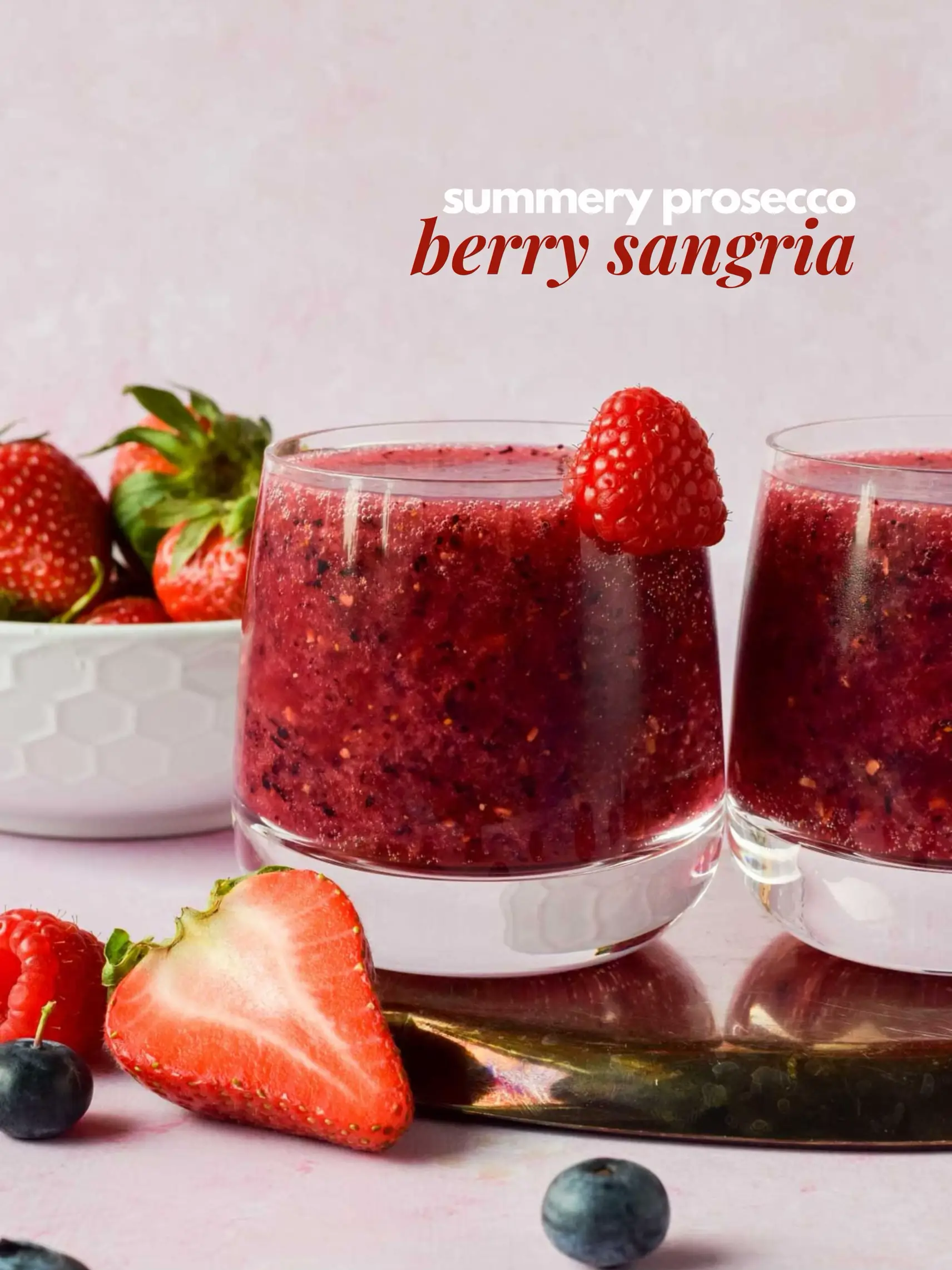 Prosecco Berry Sangria - Everyday Gluten Free Gourmet