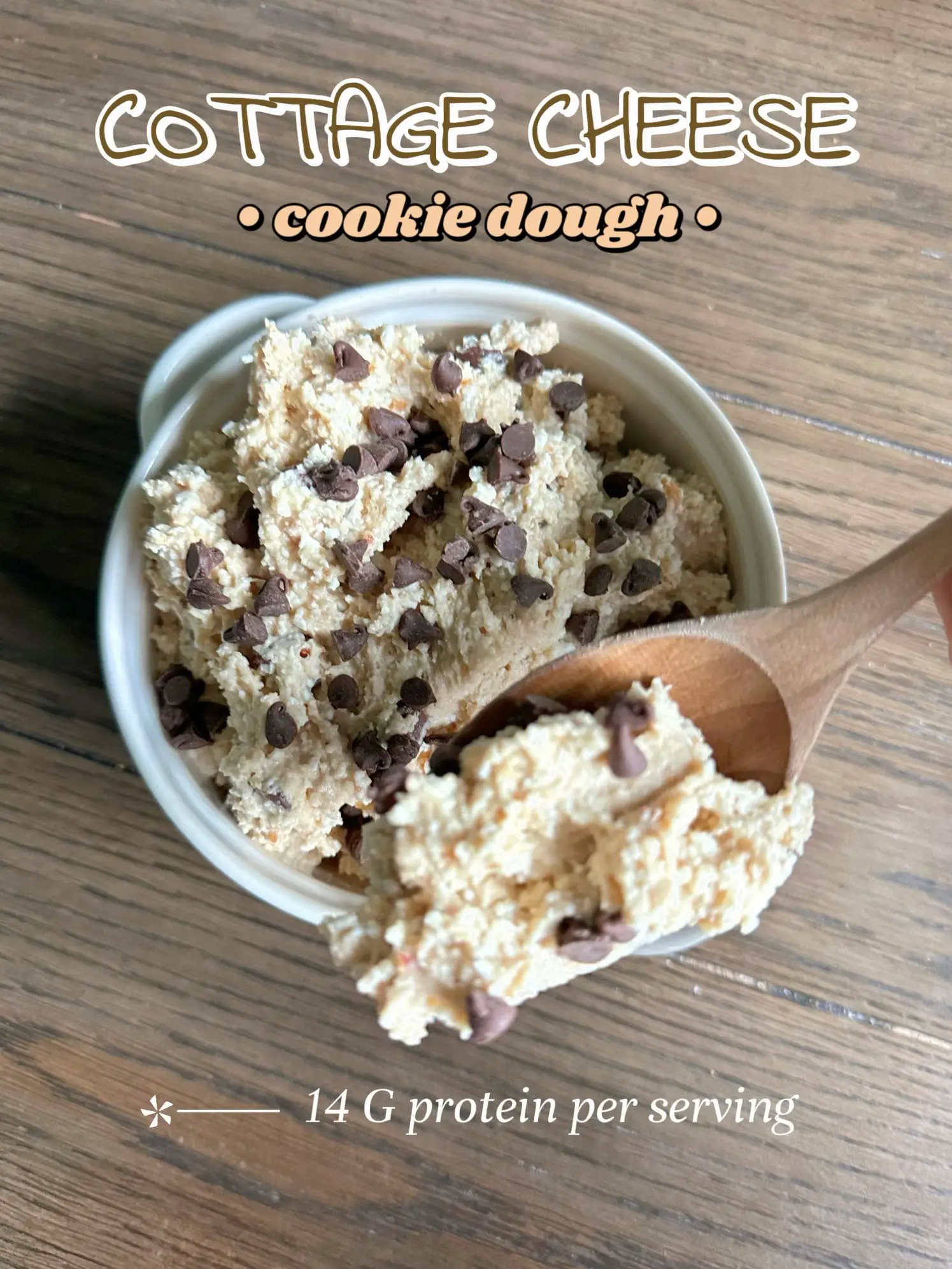 COTTAGE CHEESE COOKIE DOUGH 🍪👩🏼‍🍳🫶🏻 | Gallery posted by dani eads |  Lemon8