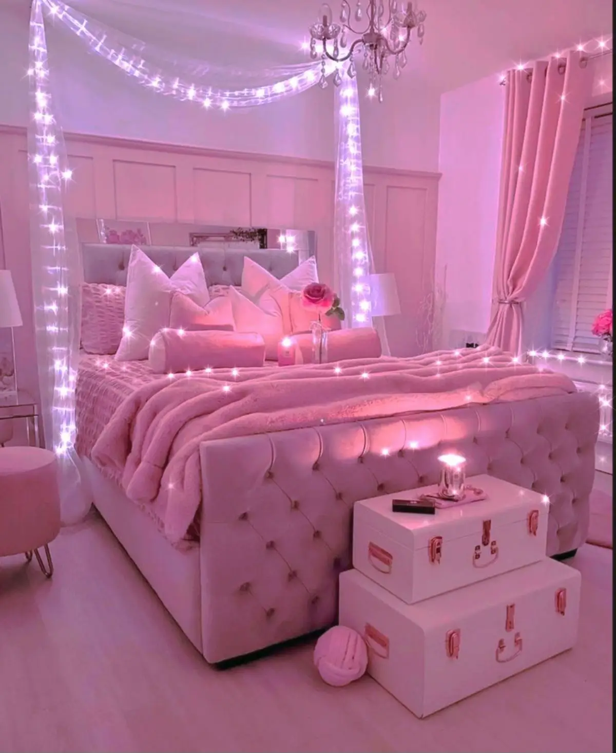 Pink Black bedrooms Gallery posted by Nique Nique Lemon8