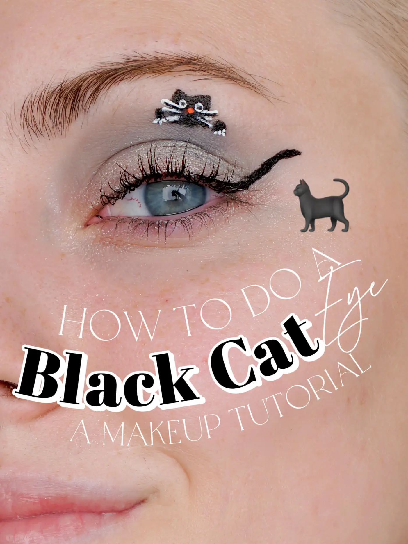 How To Do A Black Cat Eye Makeup