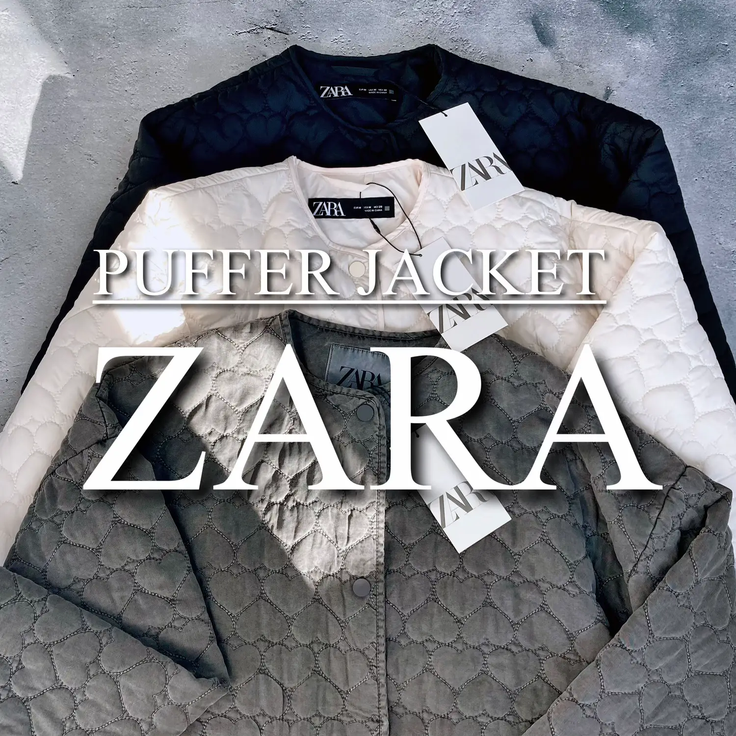 2024年のパフジャケット Zara キルティングのアイデア19選