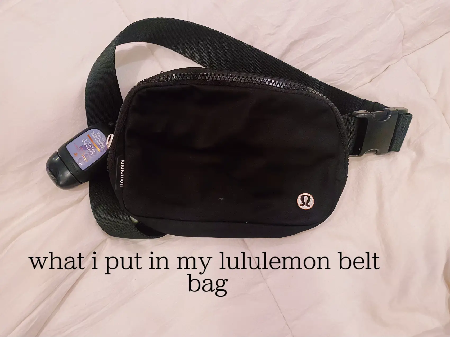 what's in my bag - Belt belt from Lululemon #lululemon