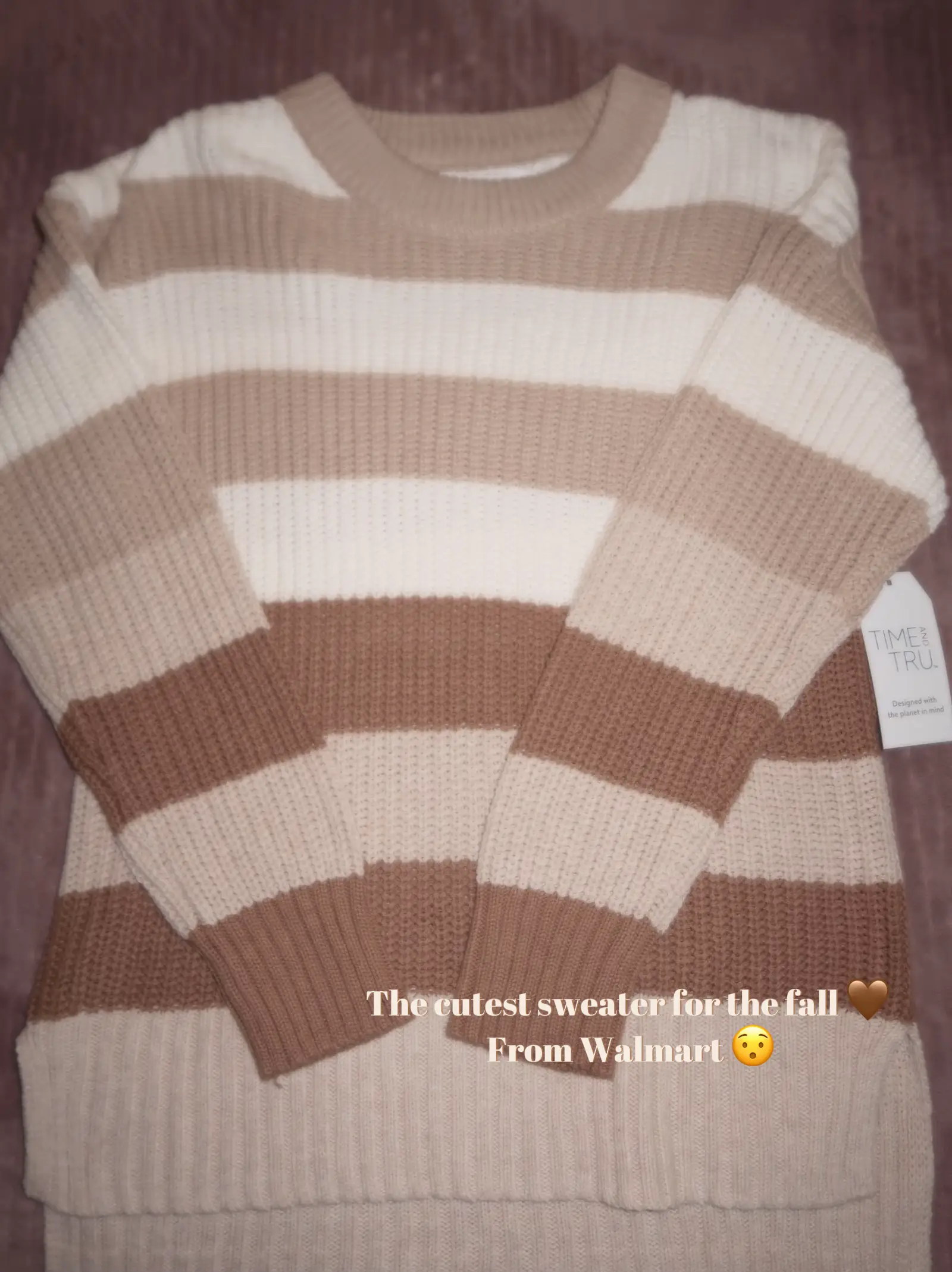 Time and Tru Teddy Sweater Is Seriously Just $5 Right Now at Walmart