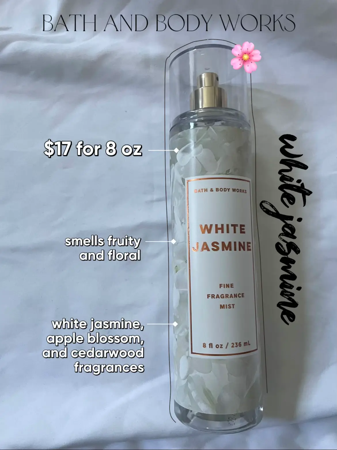 Bath and body works white jasmine fragrance discount mist