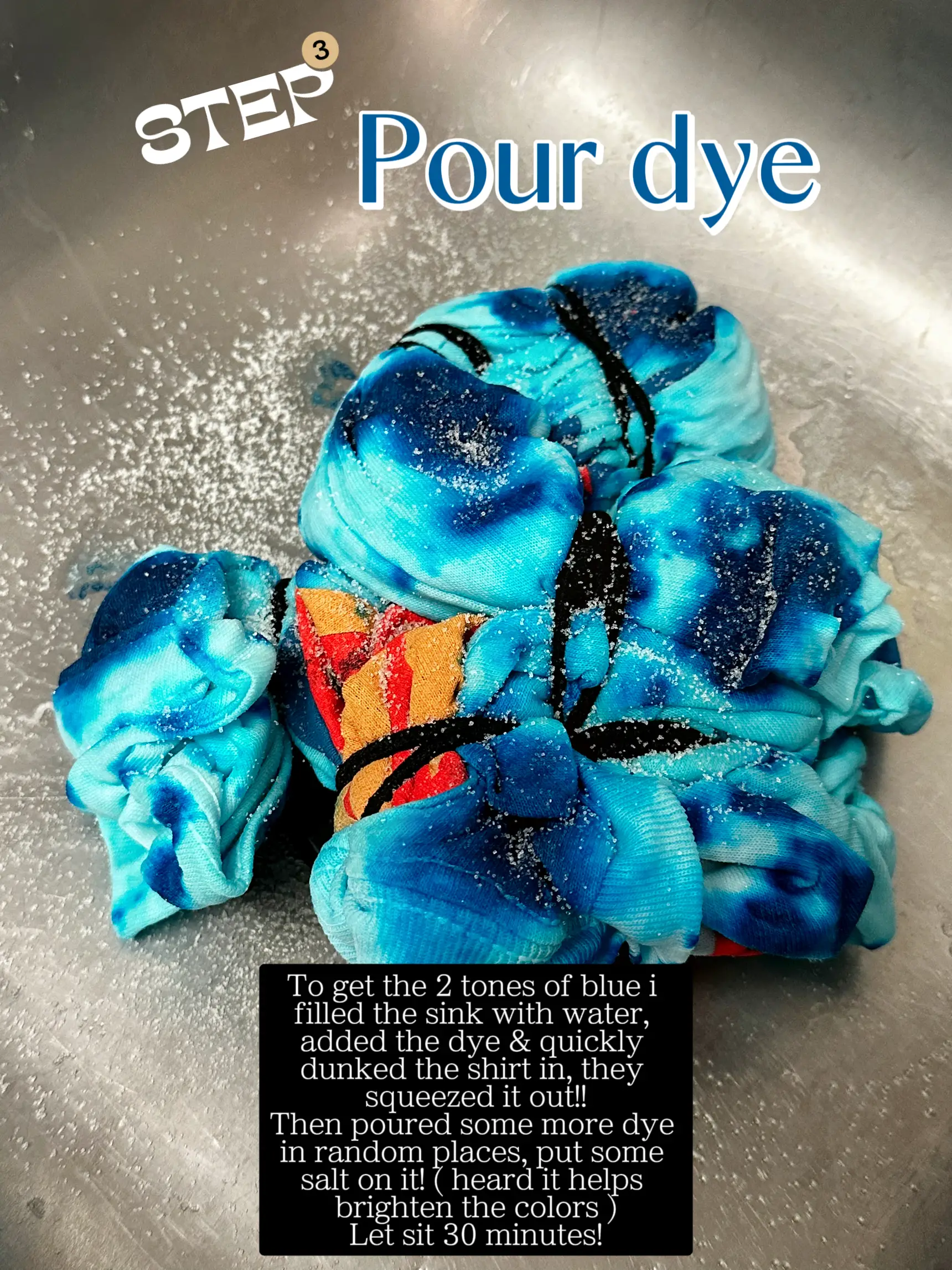 Tie Dye “Plum Passion” Tye Dye/Ice dye Scrunch
