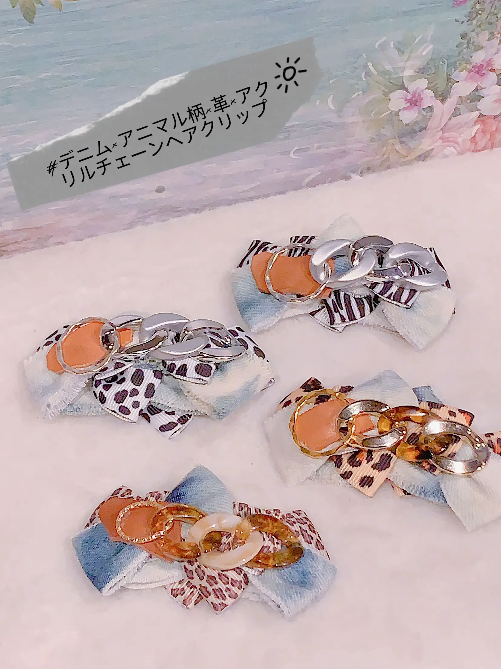 ベビーヘアクリップ♡E ꫛꫀꪝ【チューリップ】ベビーヘアクリップ