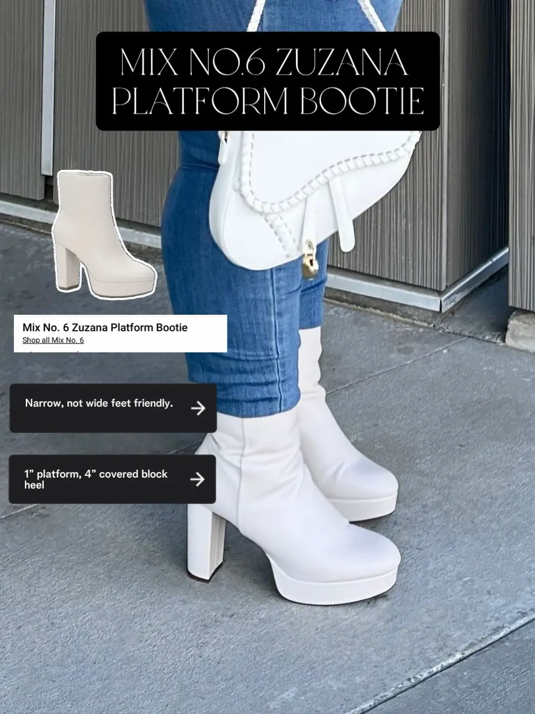 Mix No. 6 Zuzana Platform Bootie | Women's | Black | Size 10 | Boots | Bootie | Platform