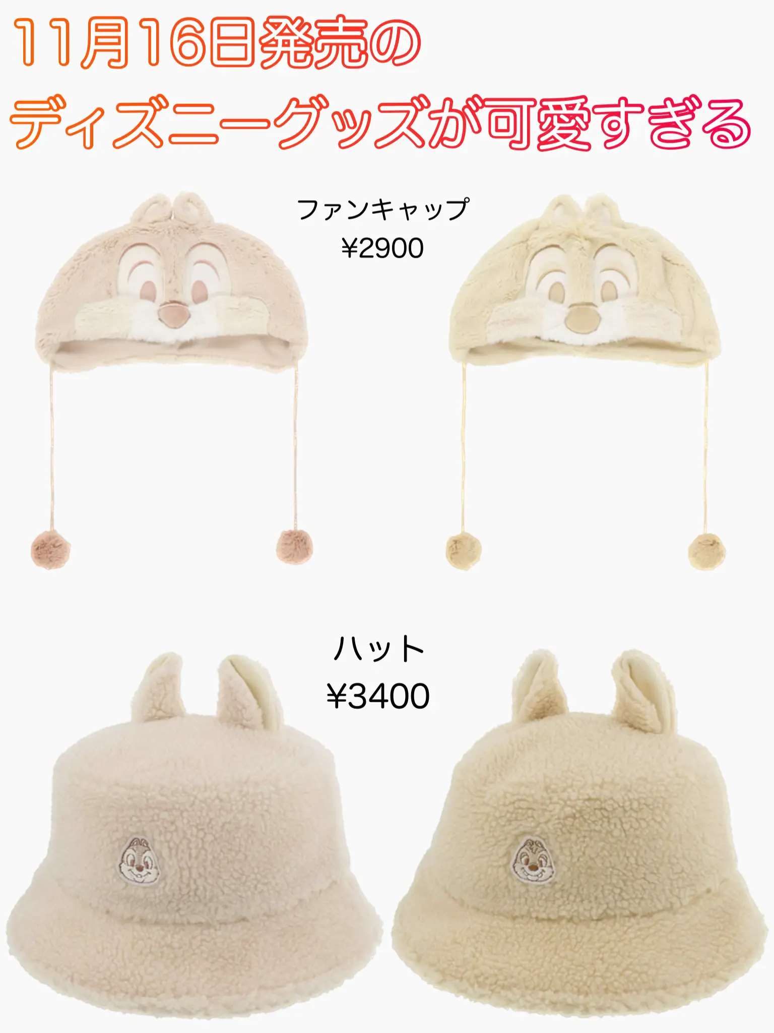 チップとデール推しの私歓喜のディズニー新商品🙌 | たまきです。が