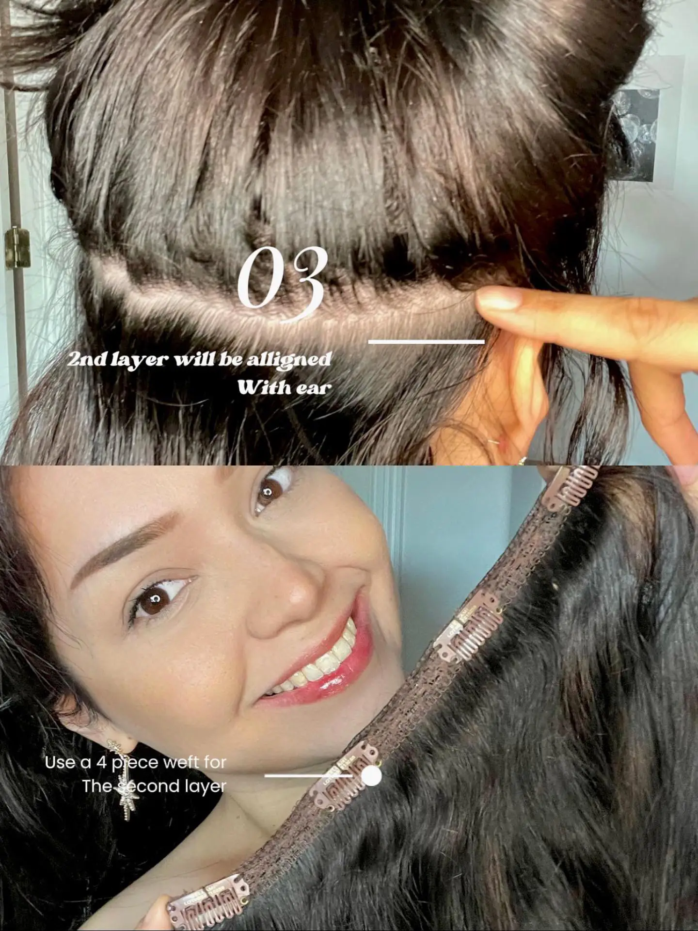 Clip In Hair Extensions Tutorial