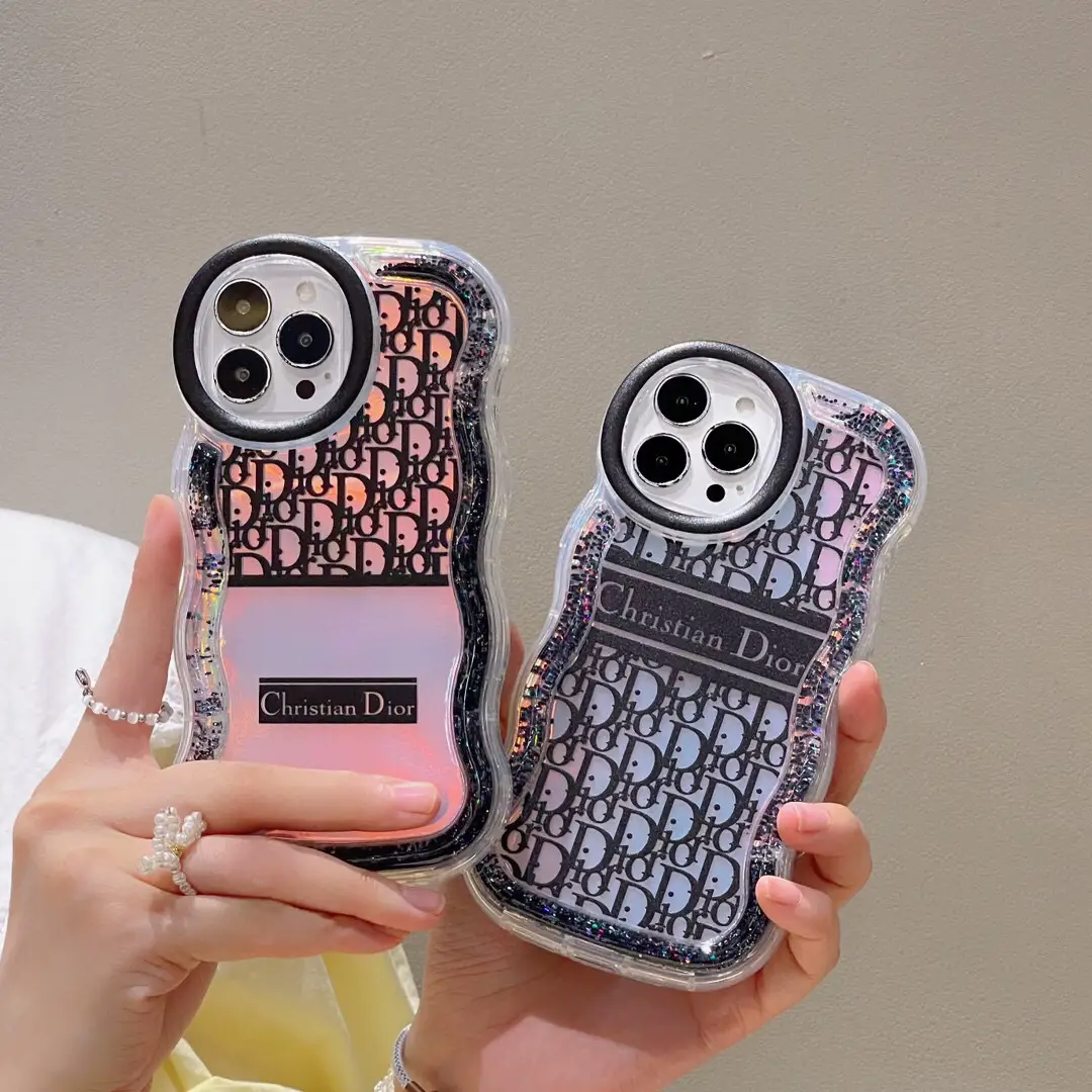 Best new price DIOR quicksand type cute iPhone 15 mobile phone