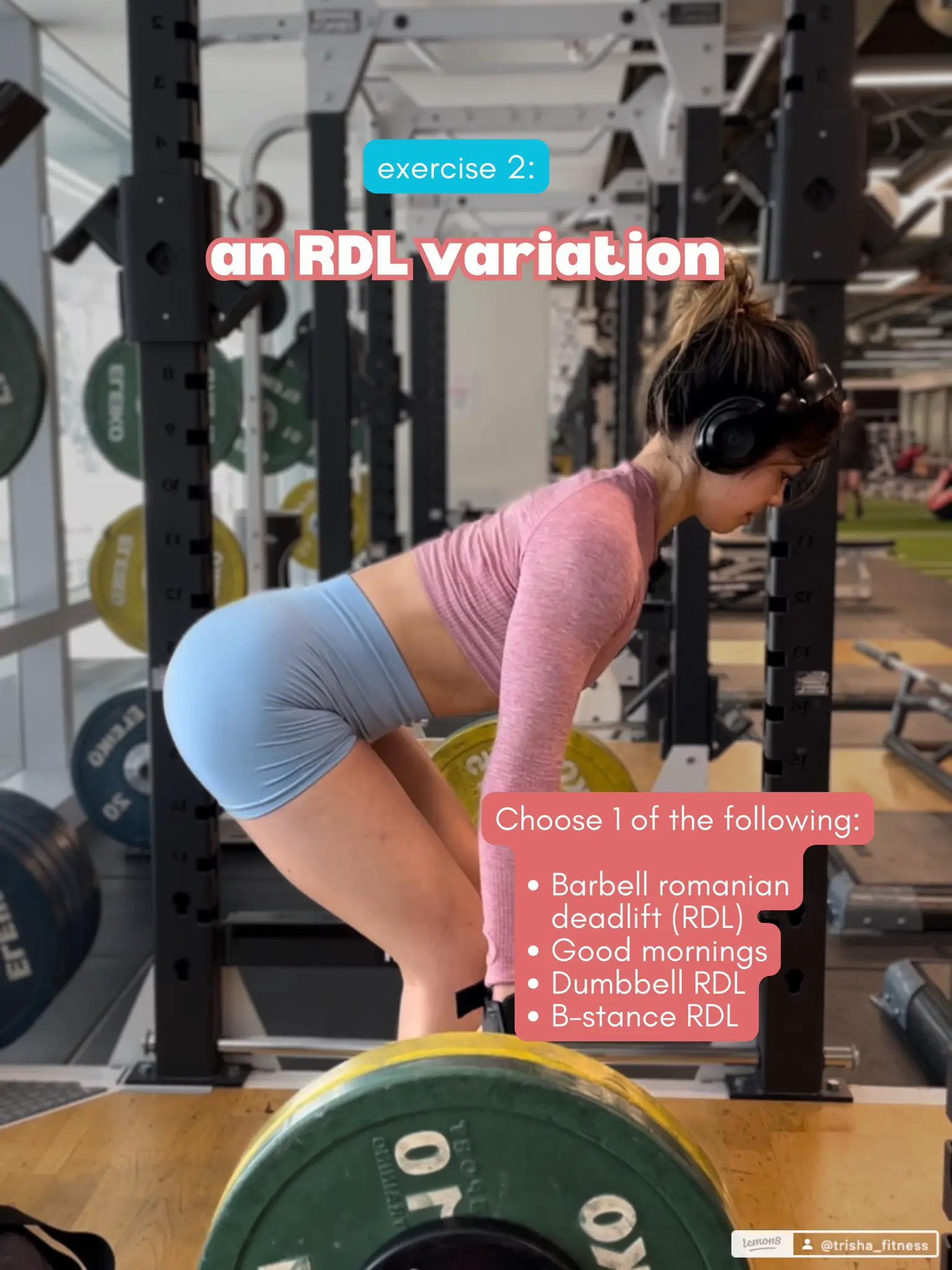 Split stance romanian online deadlift