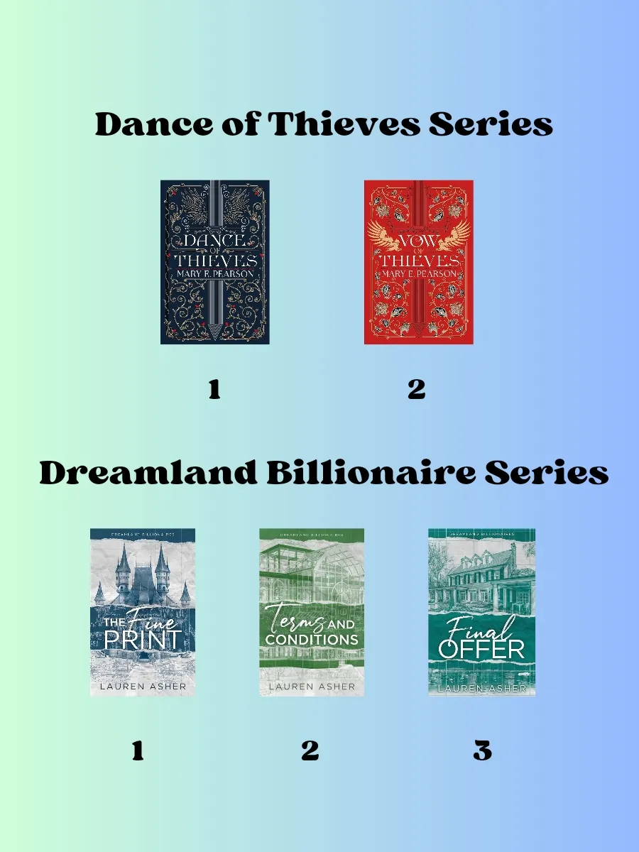  A book cover for "Dreamland Billionaire Series" by