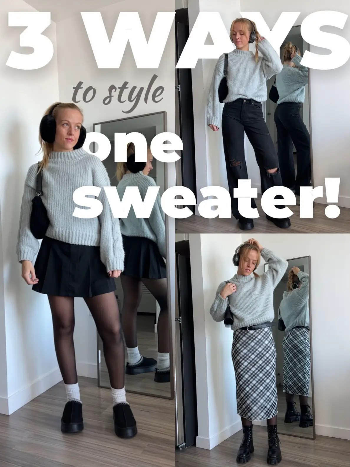 How to Style a Striped Sweater 3 Ways