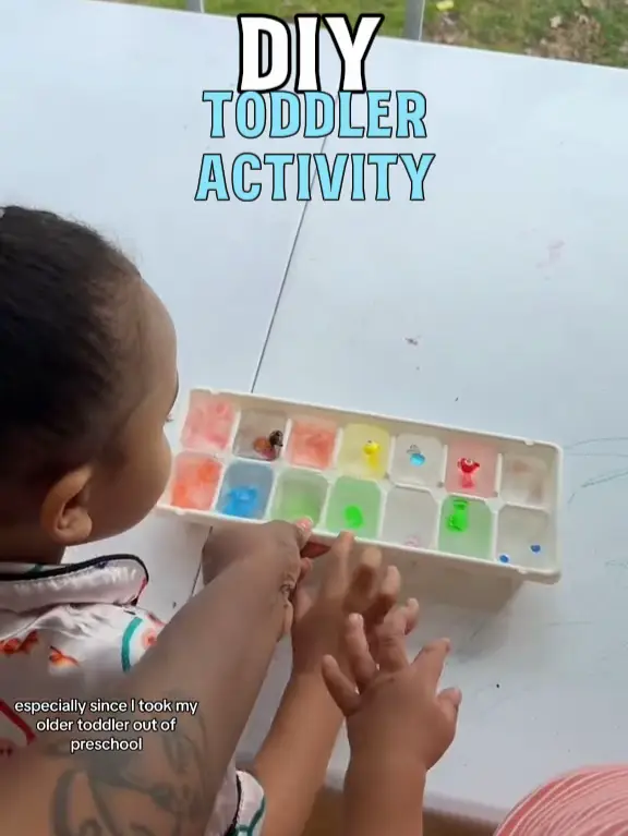 Genius parenting hack—busy board to entertain your toddler