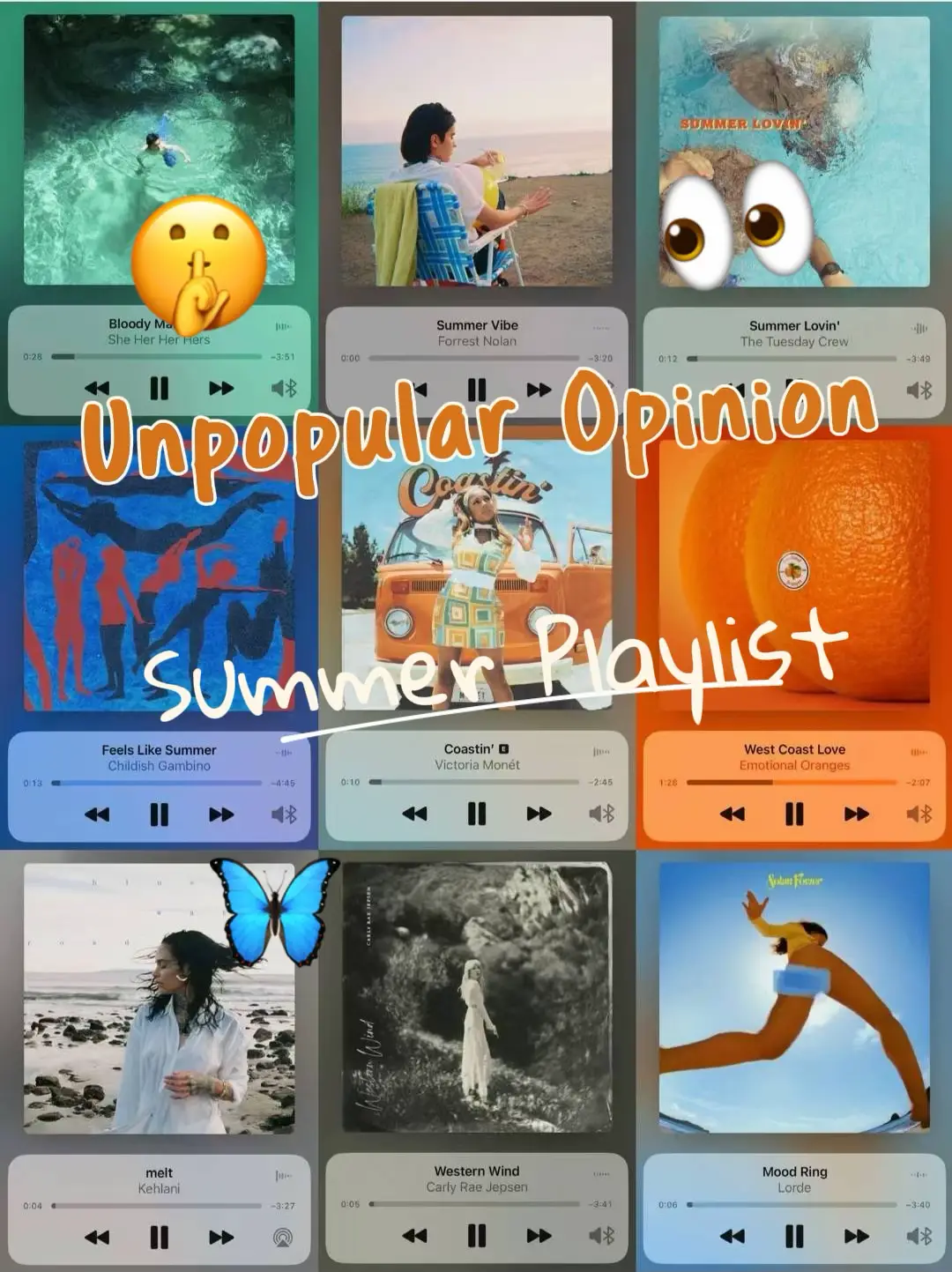 Unpopular Opinion About Summer Playlist 's images