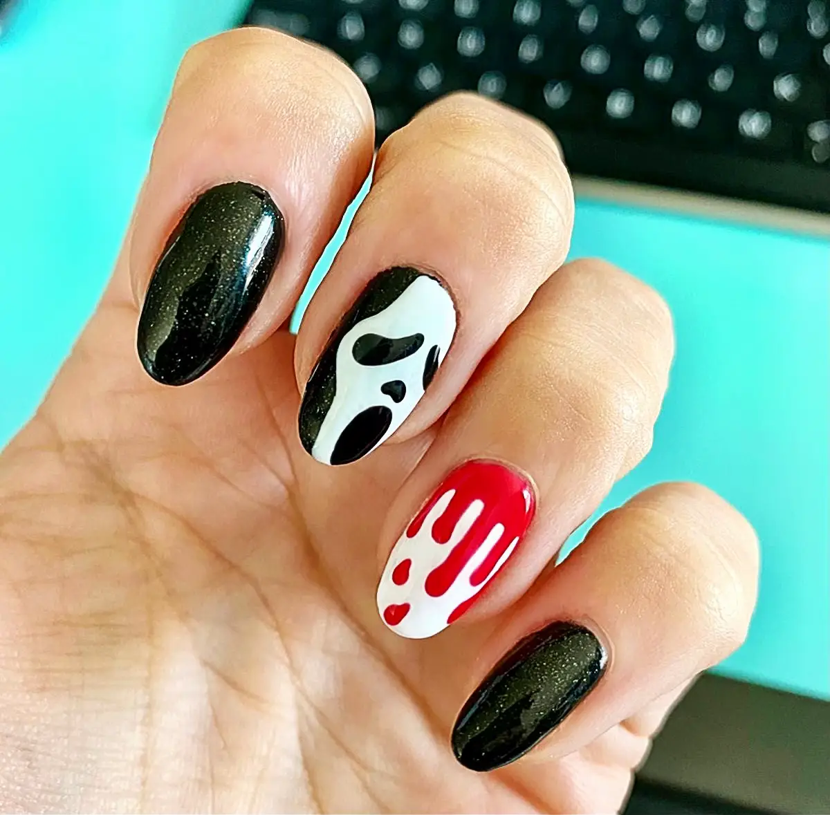 Short Halloween Nail Inspo, Gallery posted by Itz_Ari44