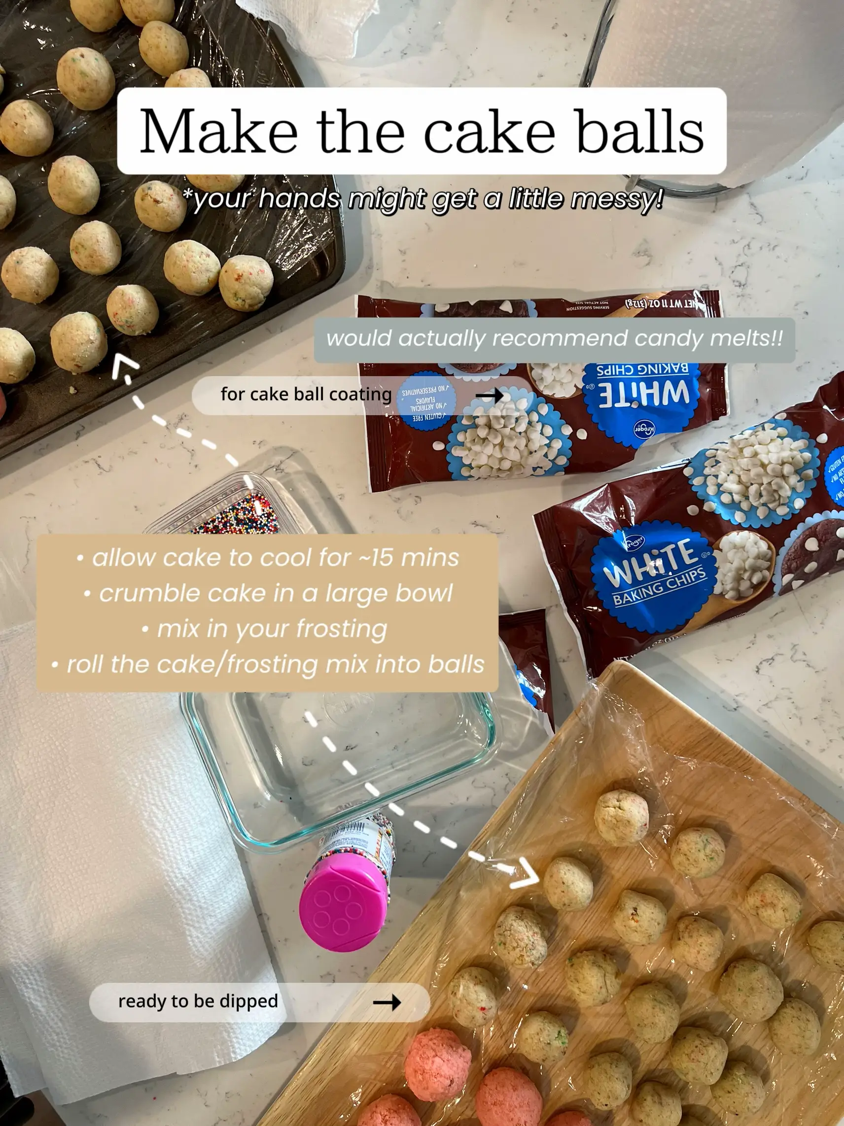 Easy Cake Ball Recipe - How to make Cake Balls